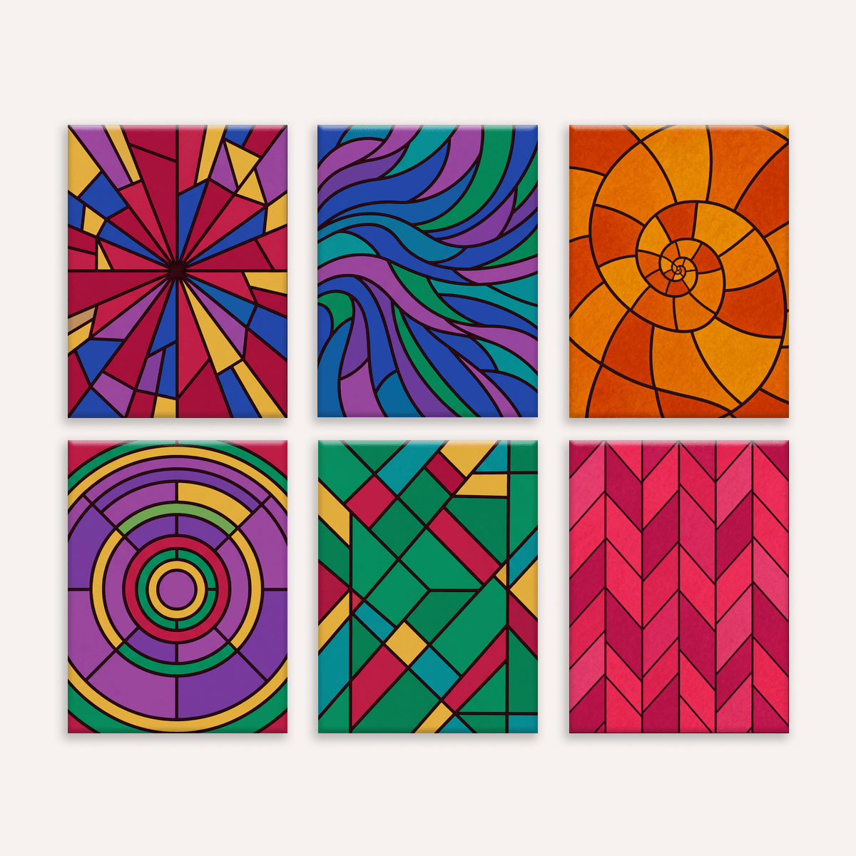 Kaleidoscopic Geometry - Number Artist Paint by Numbers Kits