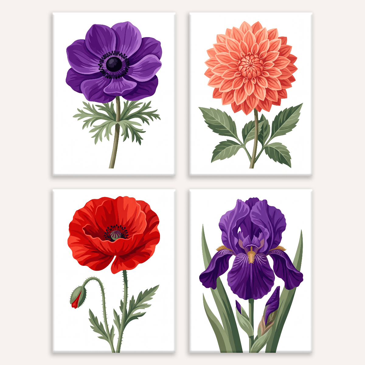 Wildflower Diary - Number Artist Paint by Numbers Kits