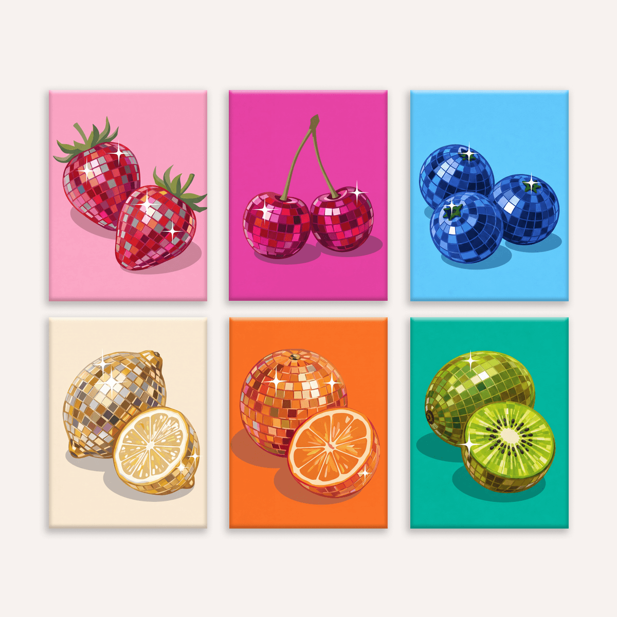 Fruit Disco - Number Artist Paint by Numbers Kits