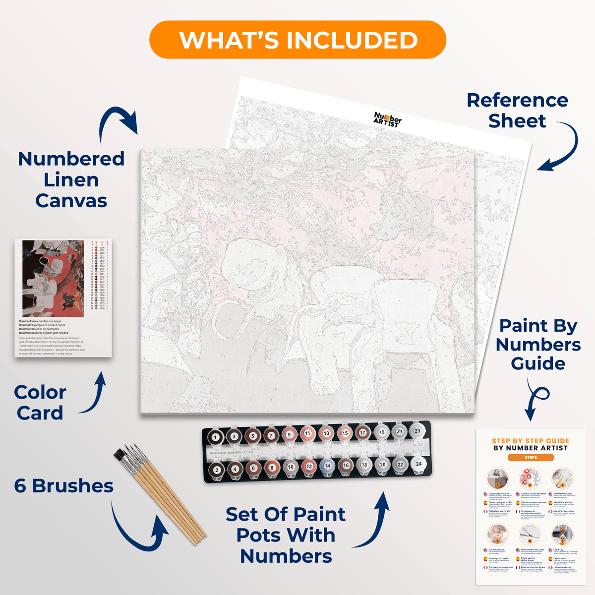 Vision After the Sermon by Paul Gauguin - Number Artist Paint by Numbers Kits