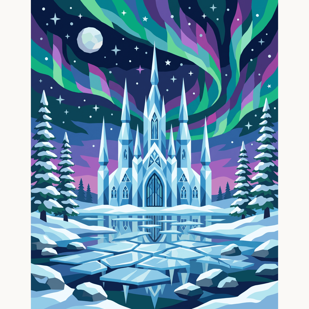 Frozen Wonder - Number Artist Paint by Numbers Kits