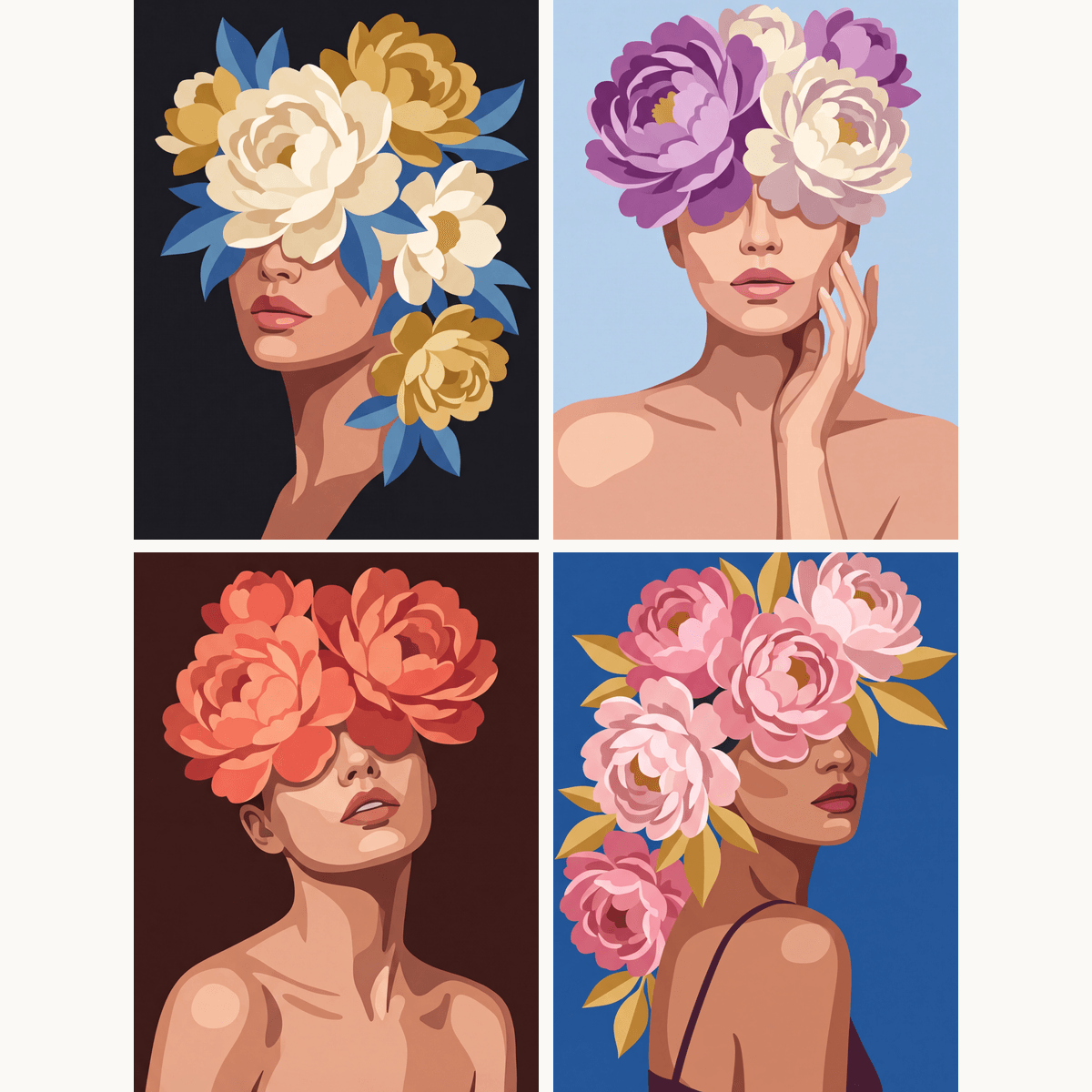 Beauty in Bloom - Number Artist Paint by Numbers Kits