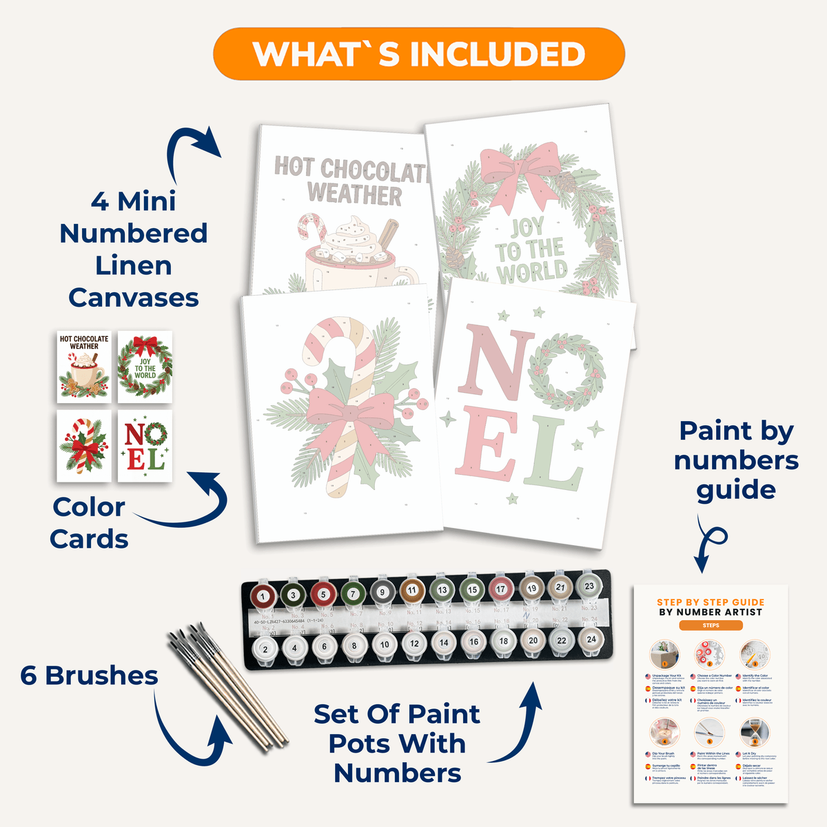 Joy to the World - Number Artist Paint by Numbers Kits
