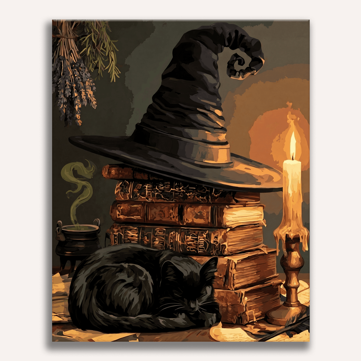 Purrs and Spells - Number Artist Paint by Numbers Kits