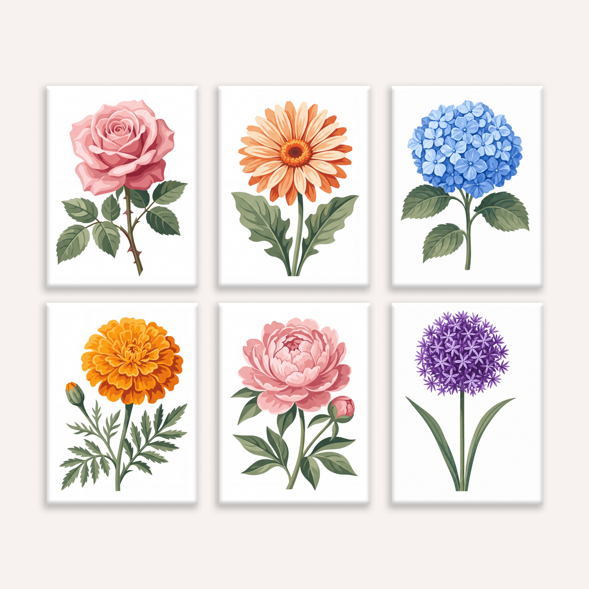 Grandma's Garden - Number Artist Paint by Numbers Kits