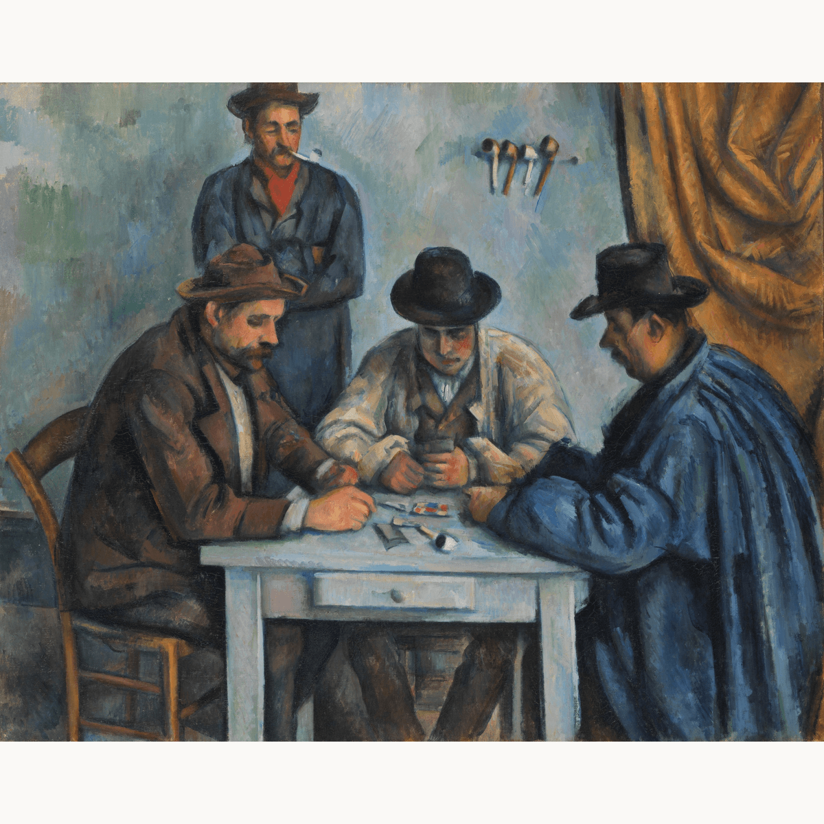 The Card Players by Paul Cezanne - Number Artist Paint by Numbers Kits