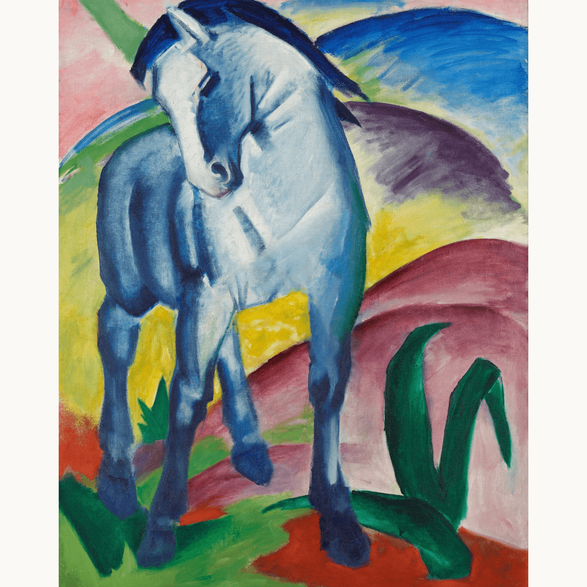 Blue Horse I by Franz Marc - Number Artist Paint by Numbers Kits