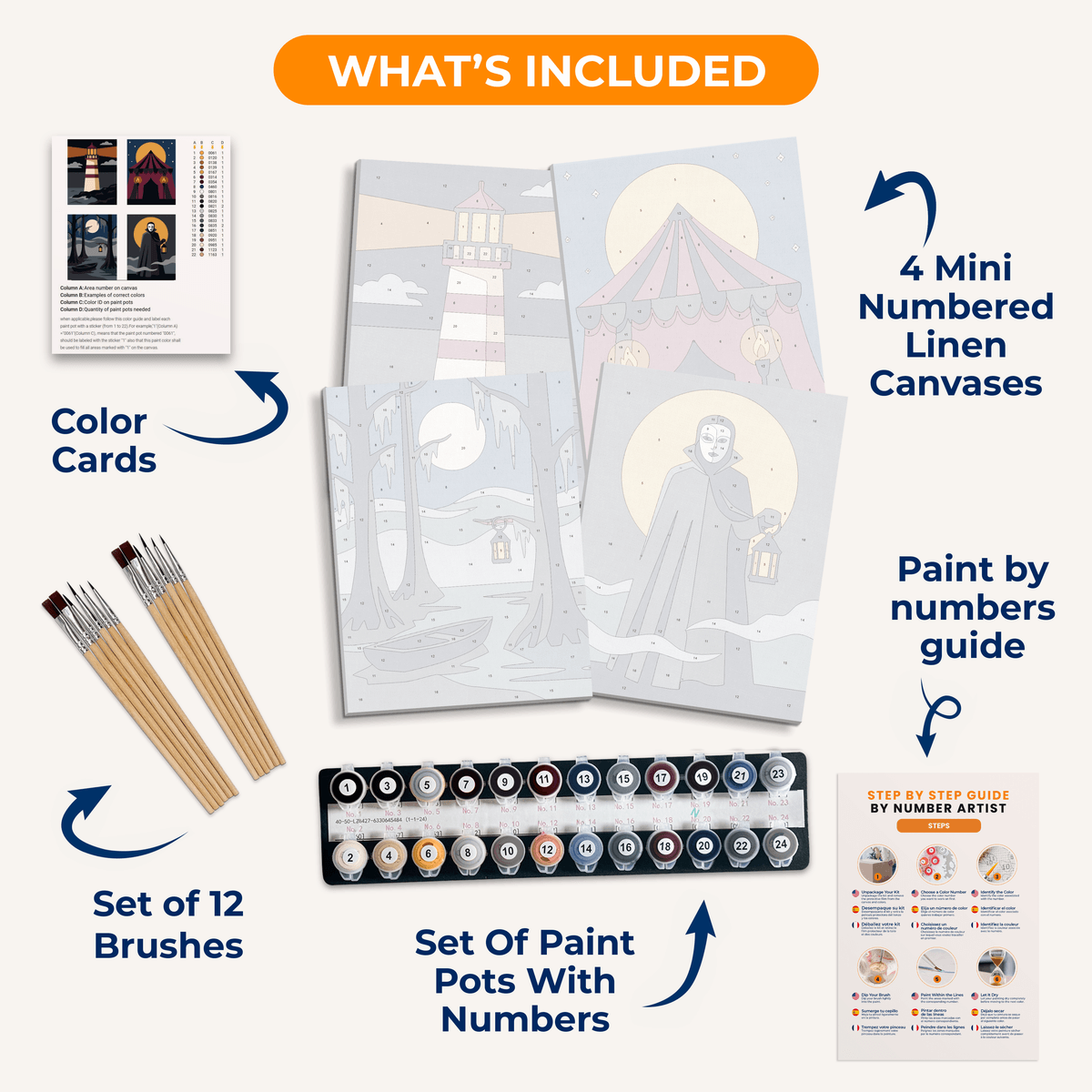 Foggy Haunt - Number Artist Paint by Numbers Kits