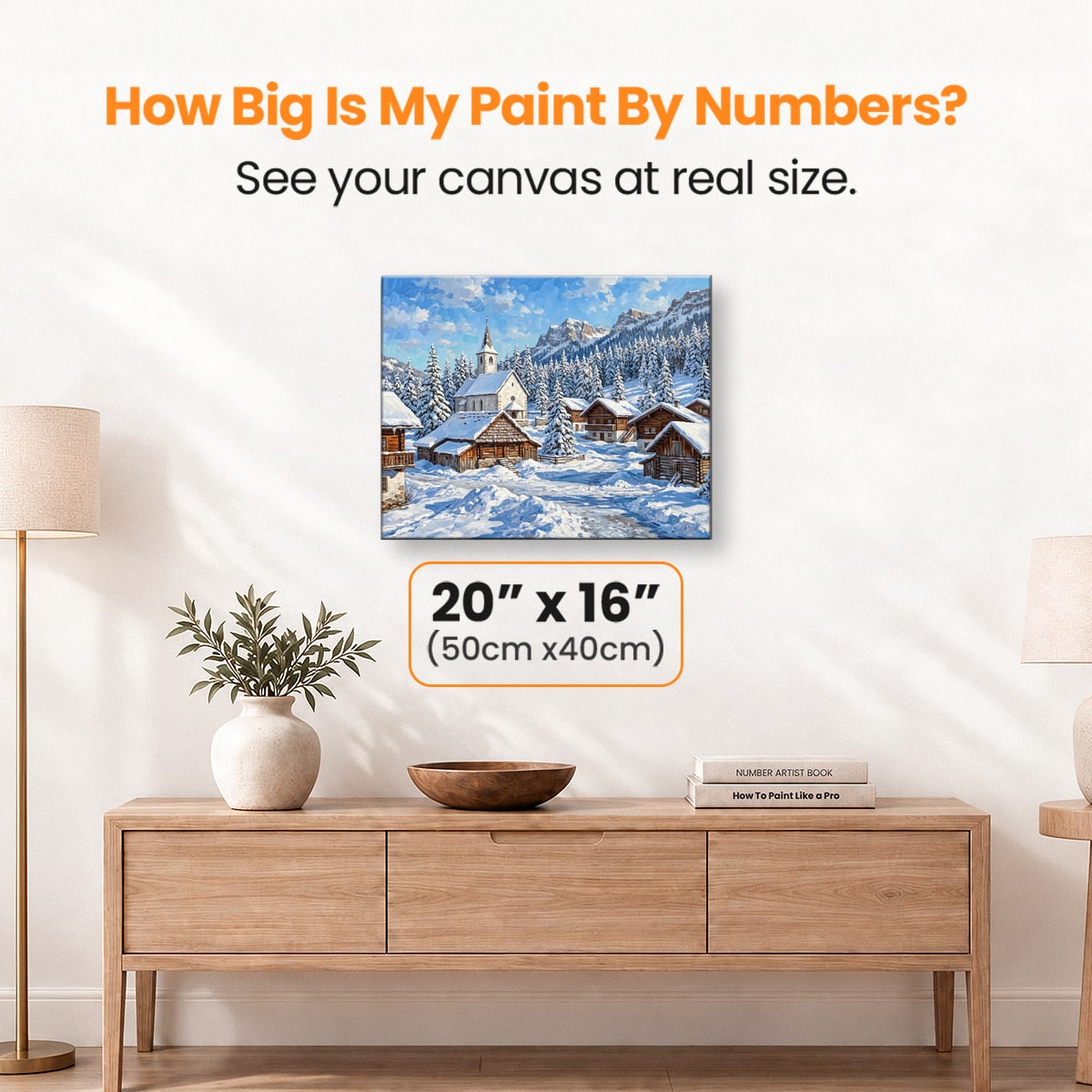 Alpine Hush - Number Artist Paint by Numbers Kits