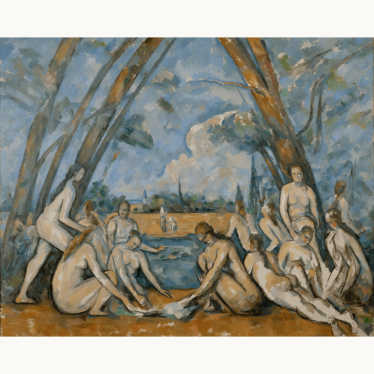 The Large Bathers by Paul Cezanne - Number Artist Paint by Numbers Kits