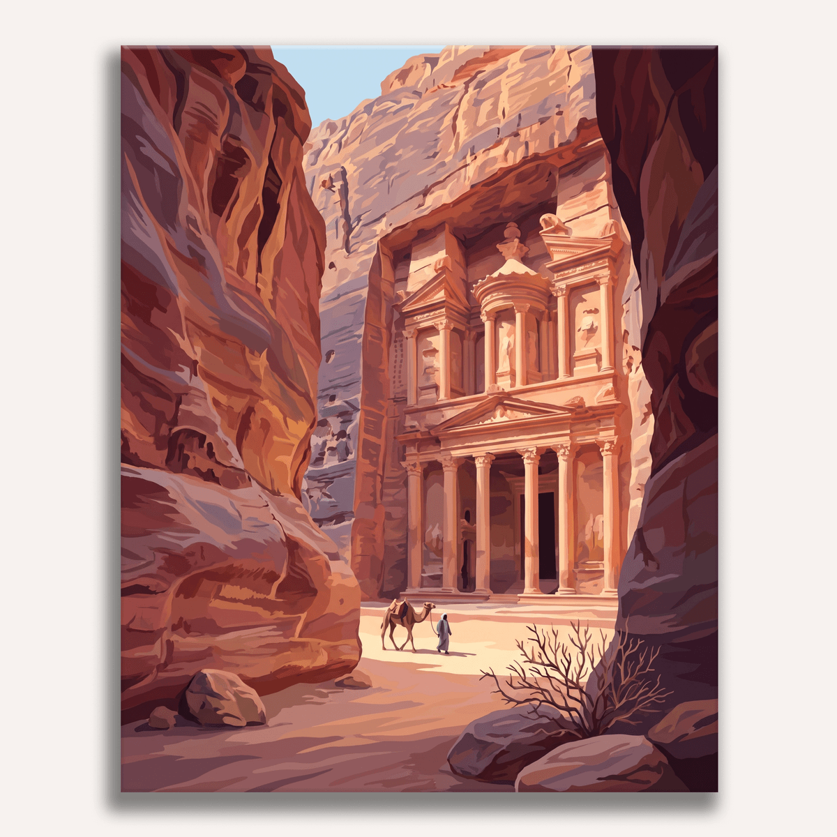 Petra Hidden Treasure - Number Artist Paint by Numbers Kits