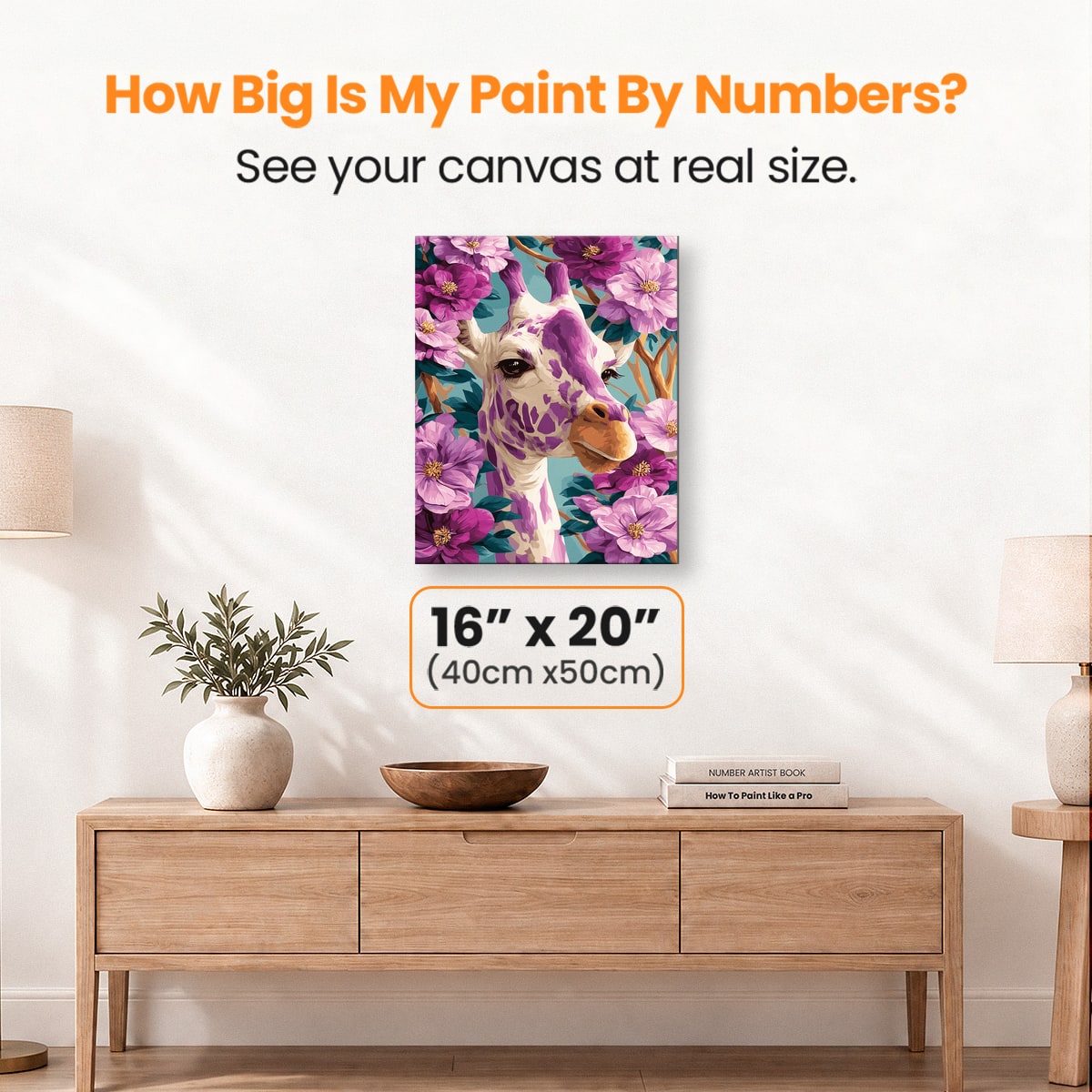 Violet Safari - Number Artist Paint by Numbers Kits