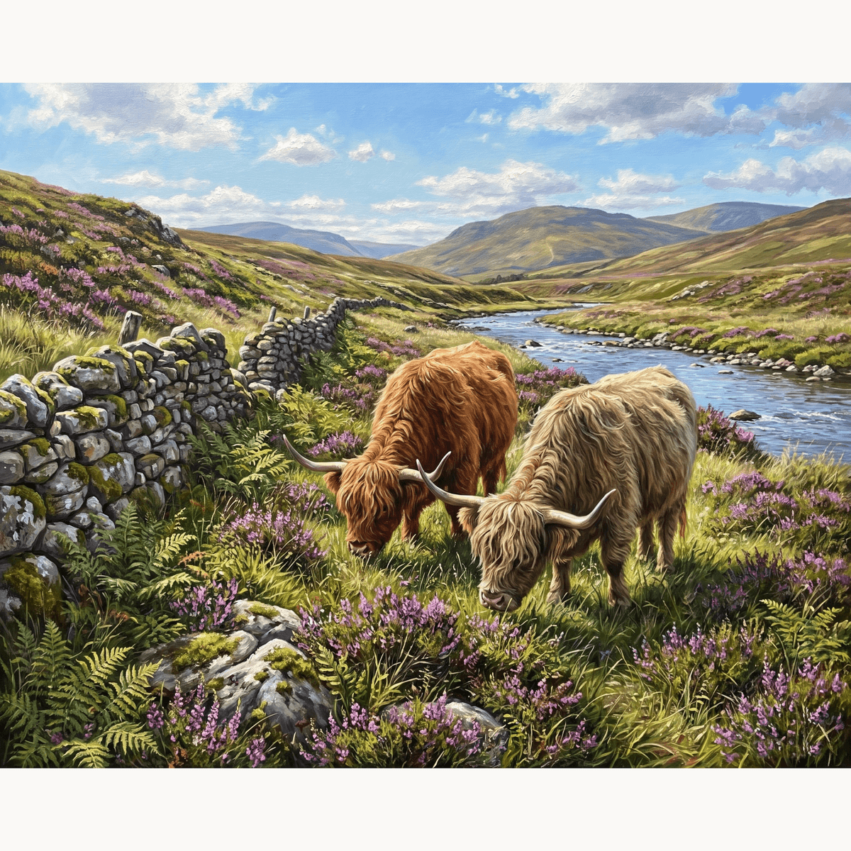 Highland Glen Calm - Number Artist Paint by Numbers Kits