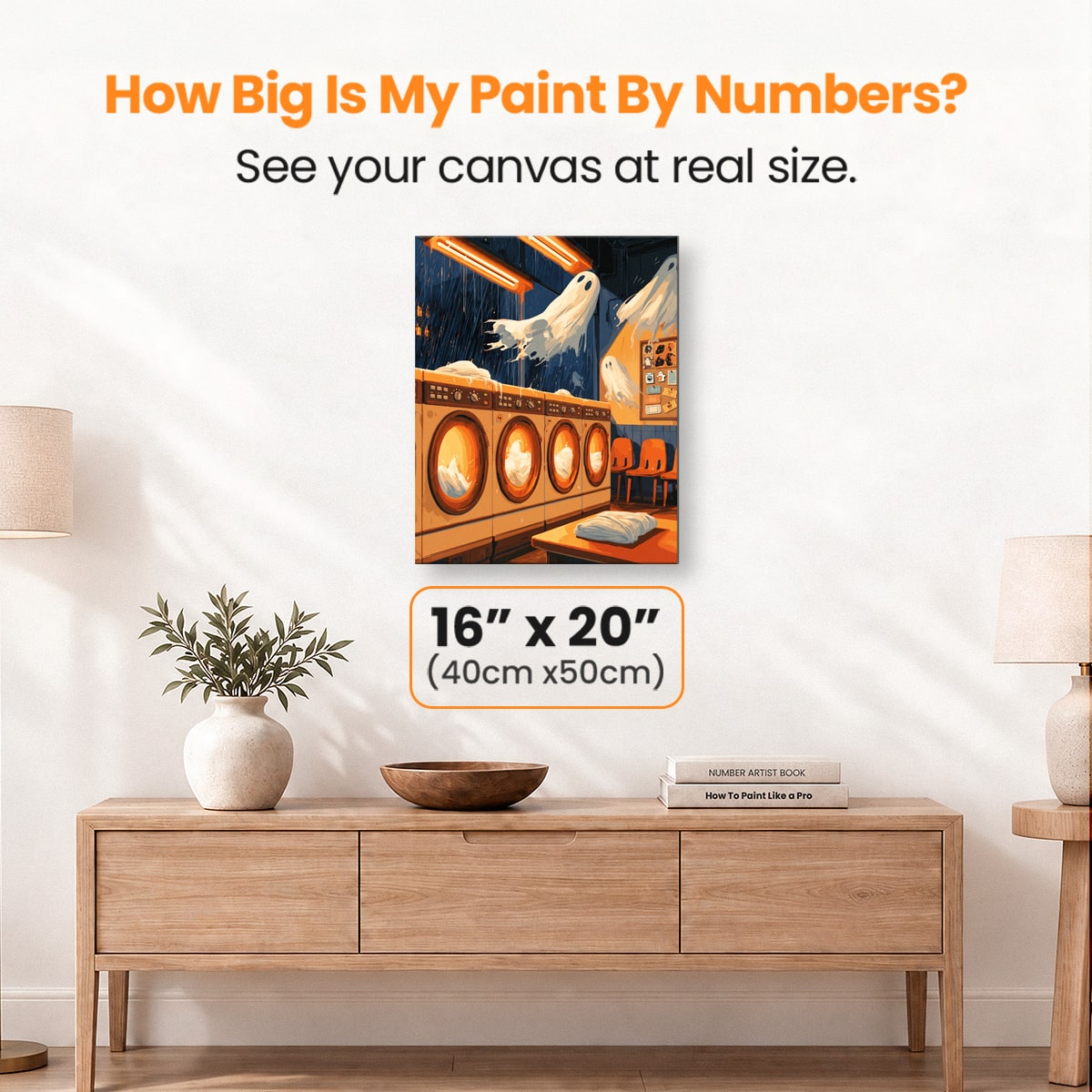 Ghostly Bath - Number Artist Paint by Numbers Kits