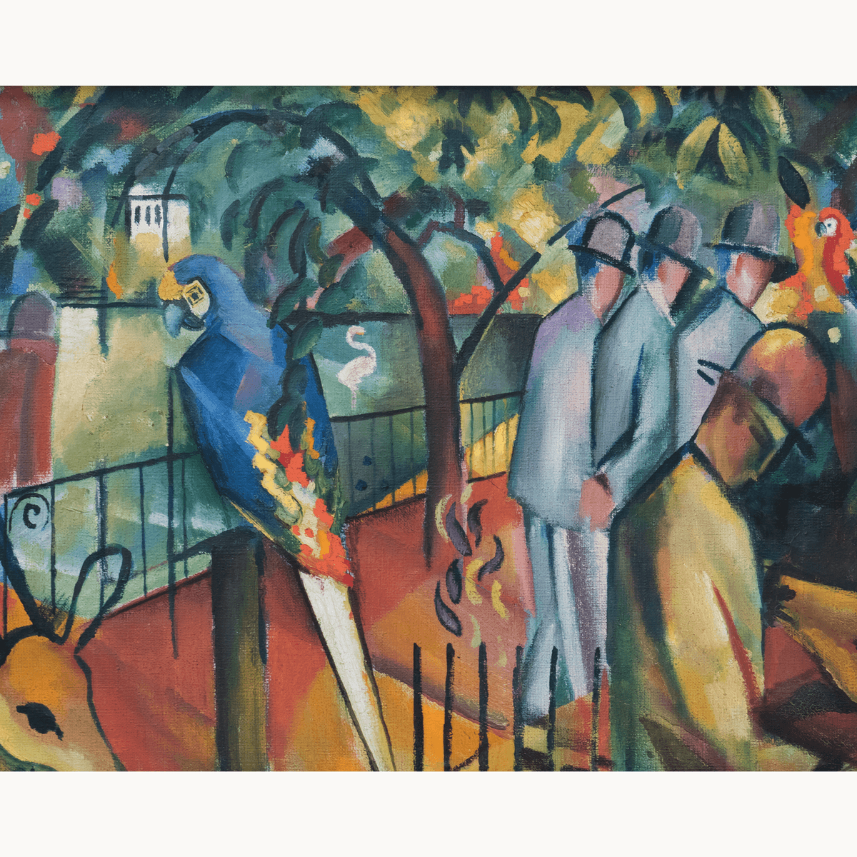 Zoological Garden I by August Macke - Number Artist Paint by Numbers Kits