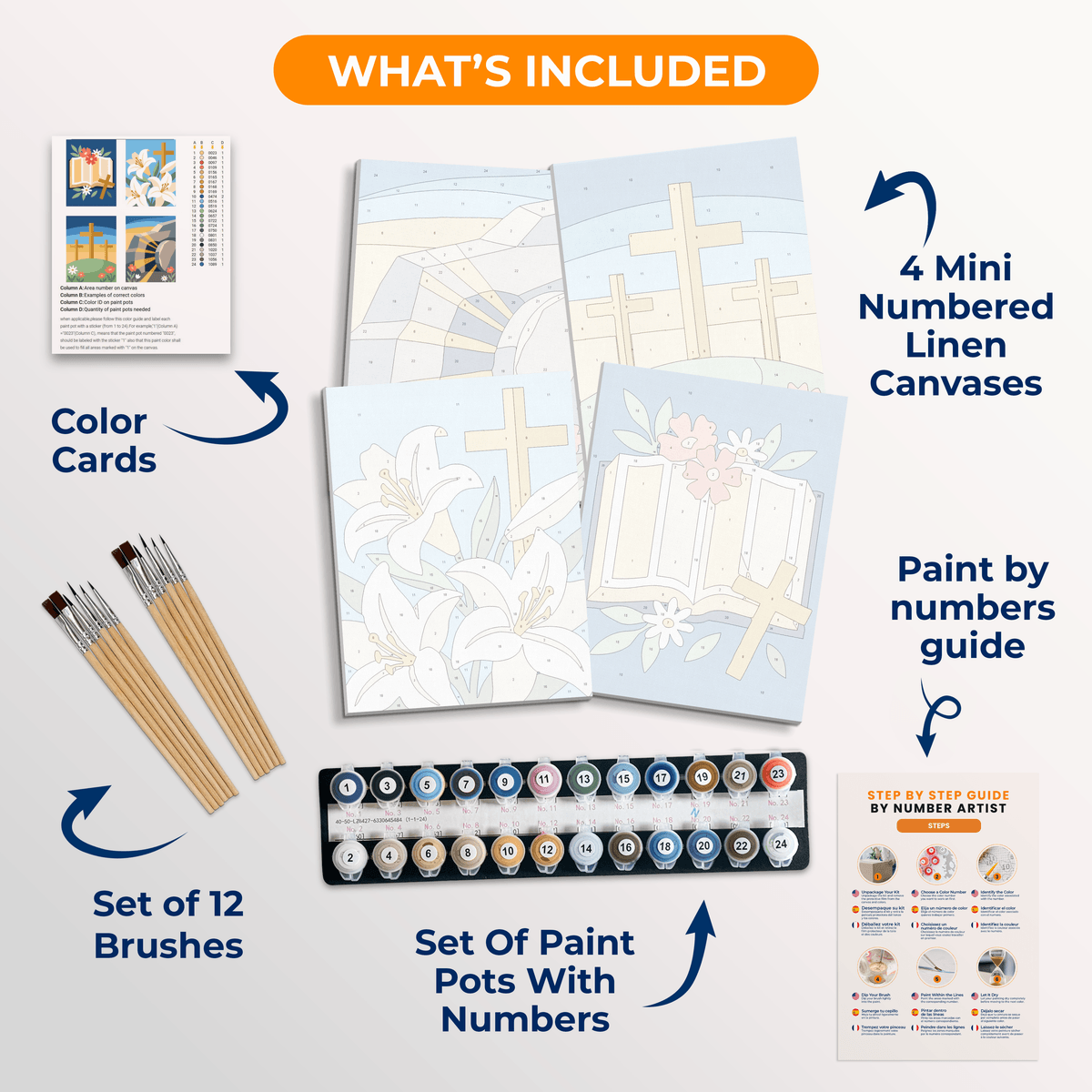 Easter Hope - Number Artist Paint by Numbers Kits