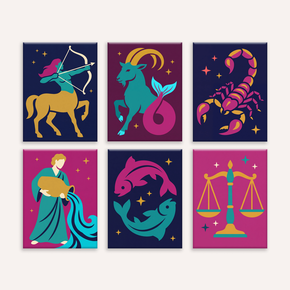 Zodiac Signs II - Number Artist Paint by Numbers Kits