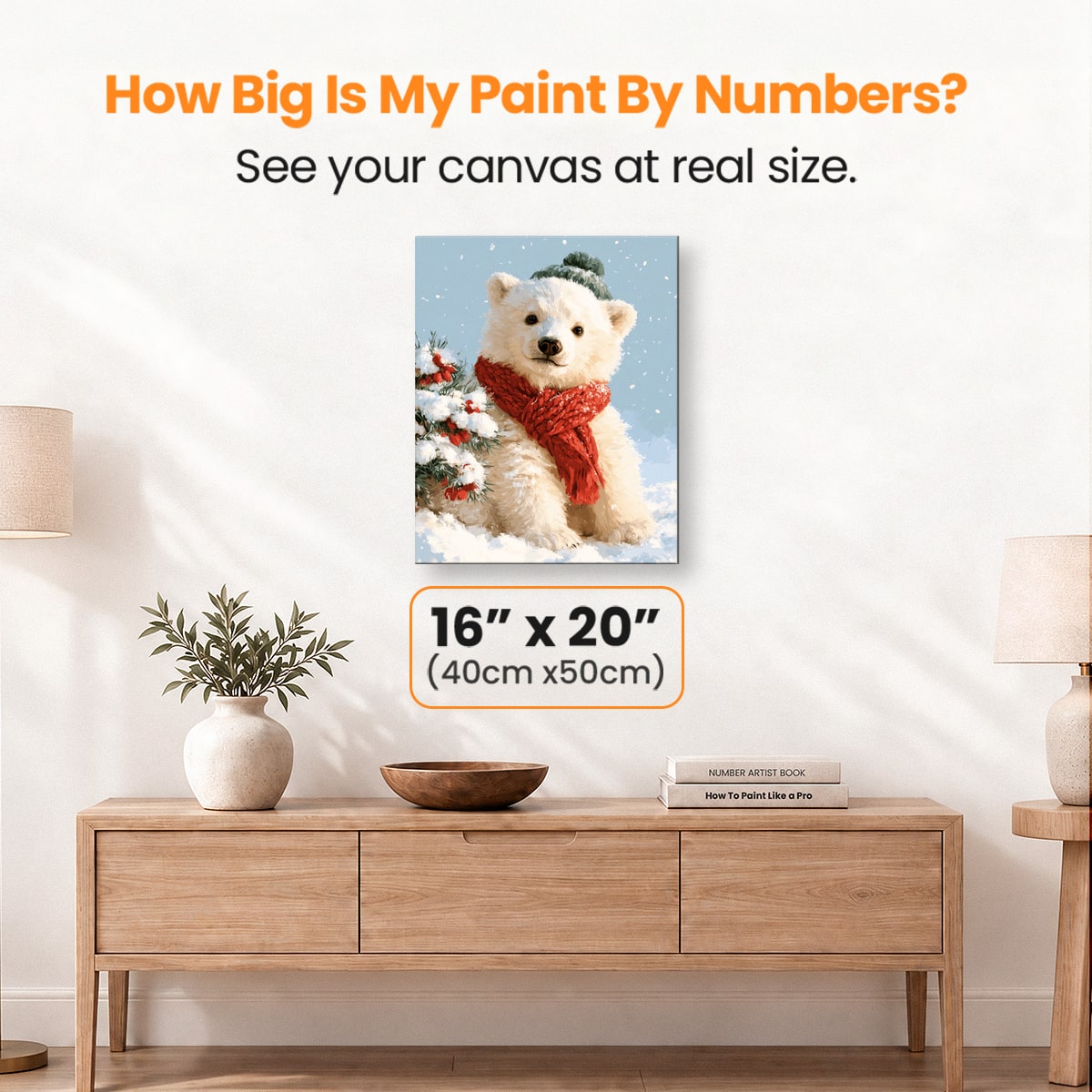 Snow Cuddles - Number Artist Paint by Numbers Kits