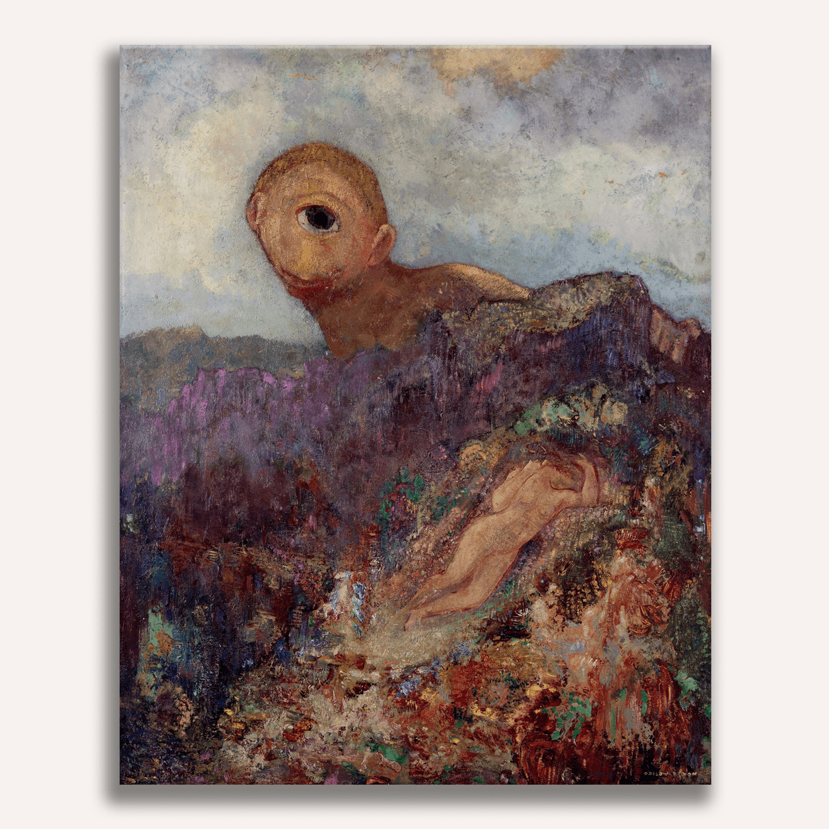 The Cyclops by Odilon Redon - Number Artist Paint by Numbers Kits