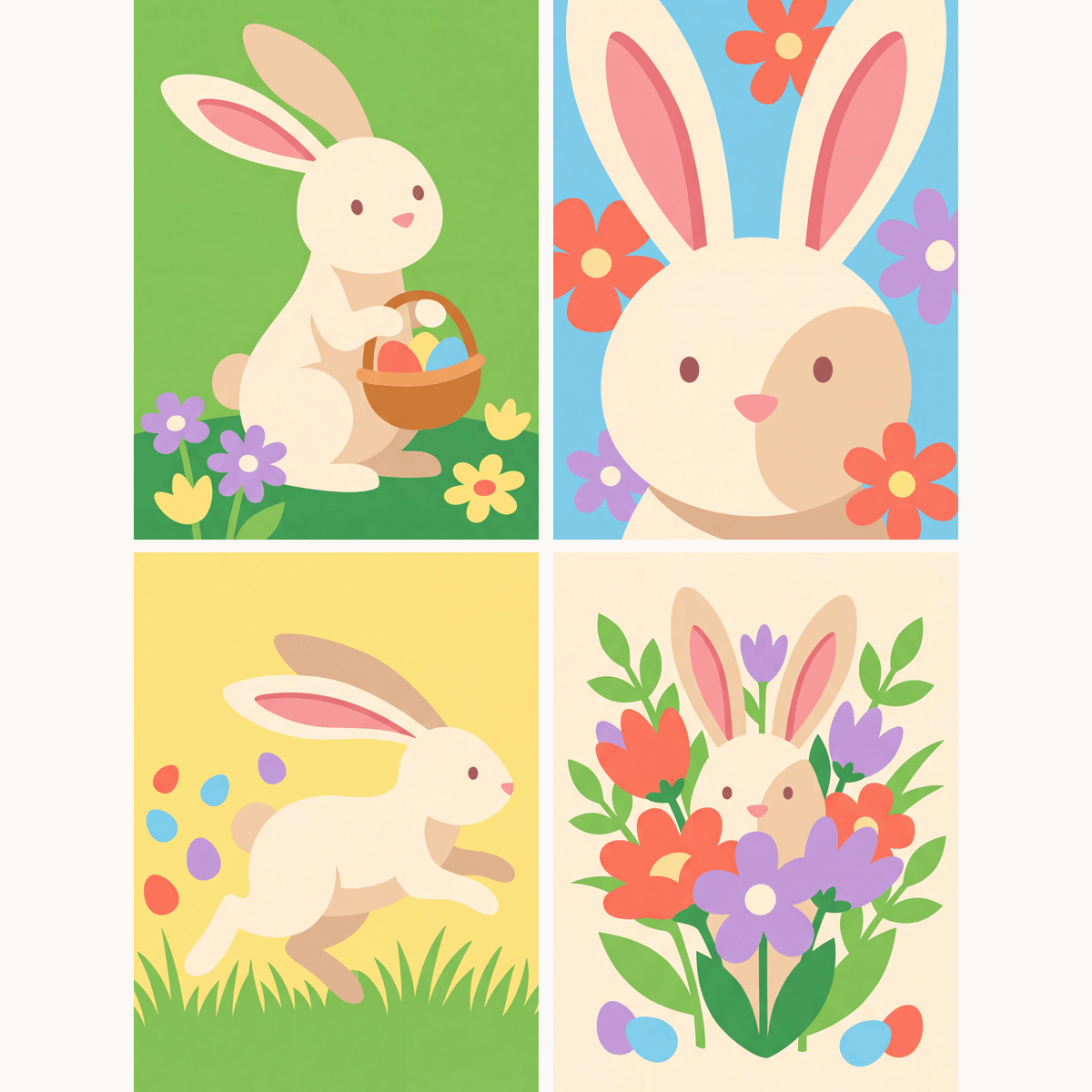 Bunny Delight - Number Artist Paint by Numbers Kits