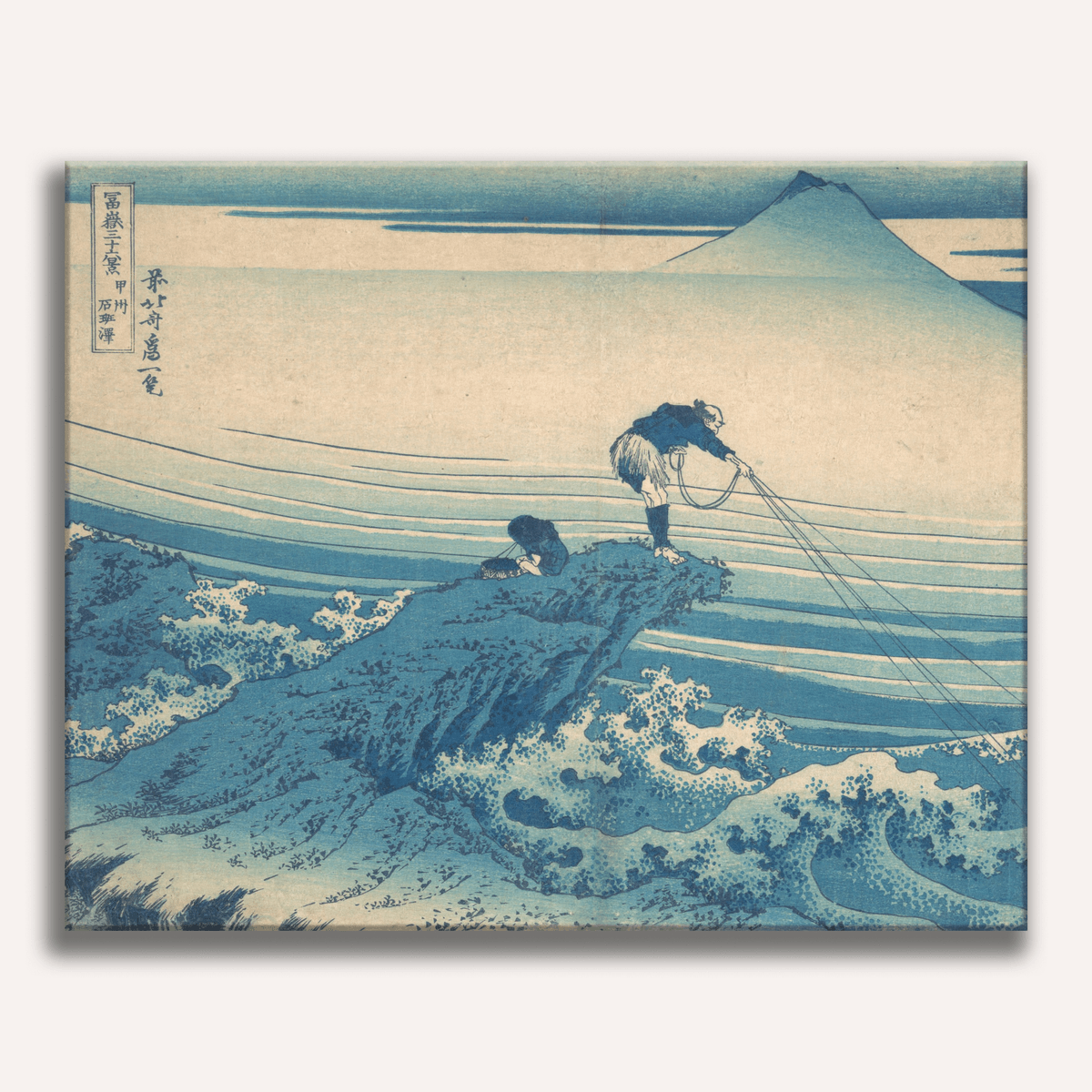 Kajikazawa in Kai Province by Katsushika Hokusai - Number Artist Paint by Numbers Kits