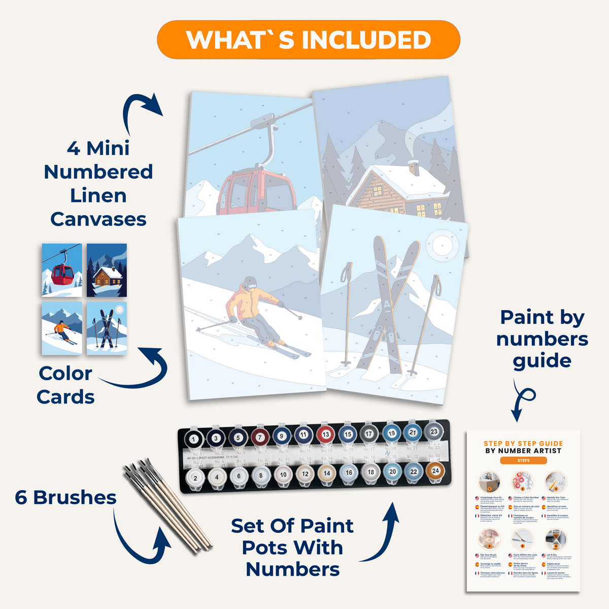 Alpine Escape - Number Artist Paint by Numbers Kits