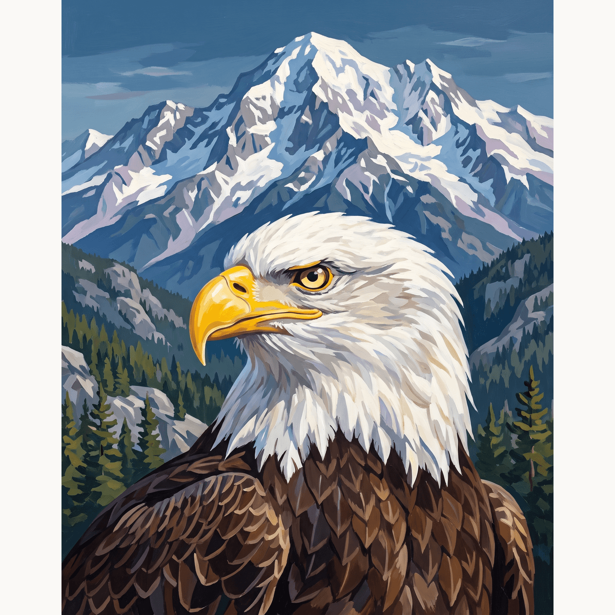 Fearless Gaze - Number Artist Paint by Numbers Kits