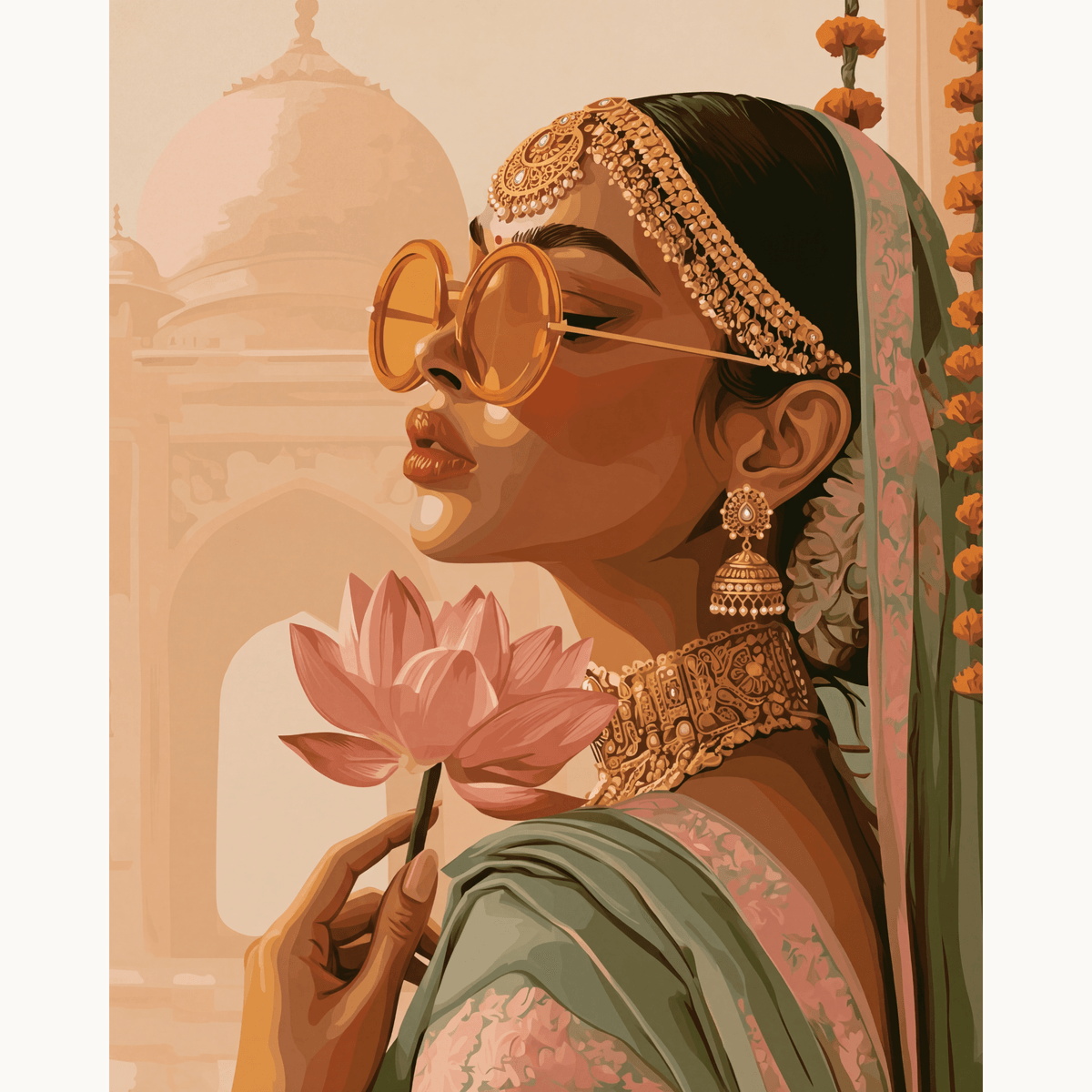 Lotus Lady - Number Artist Paint by Numbers Kits