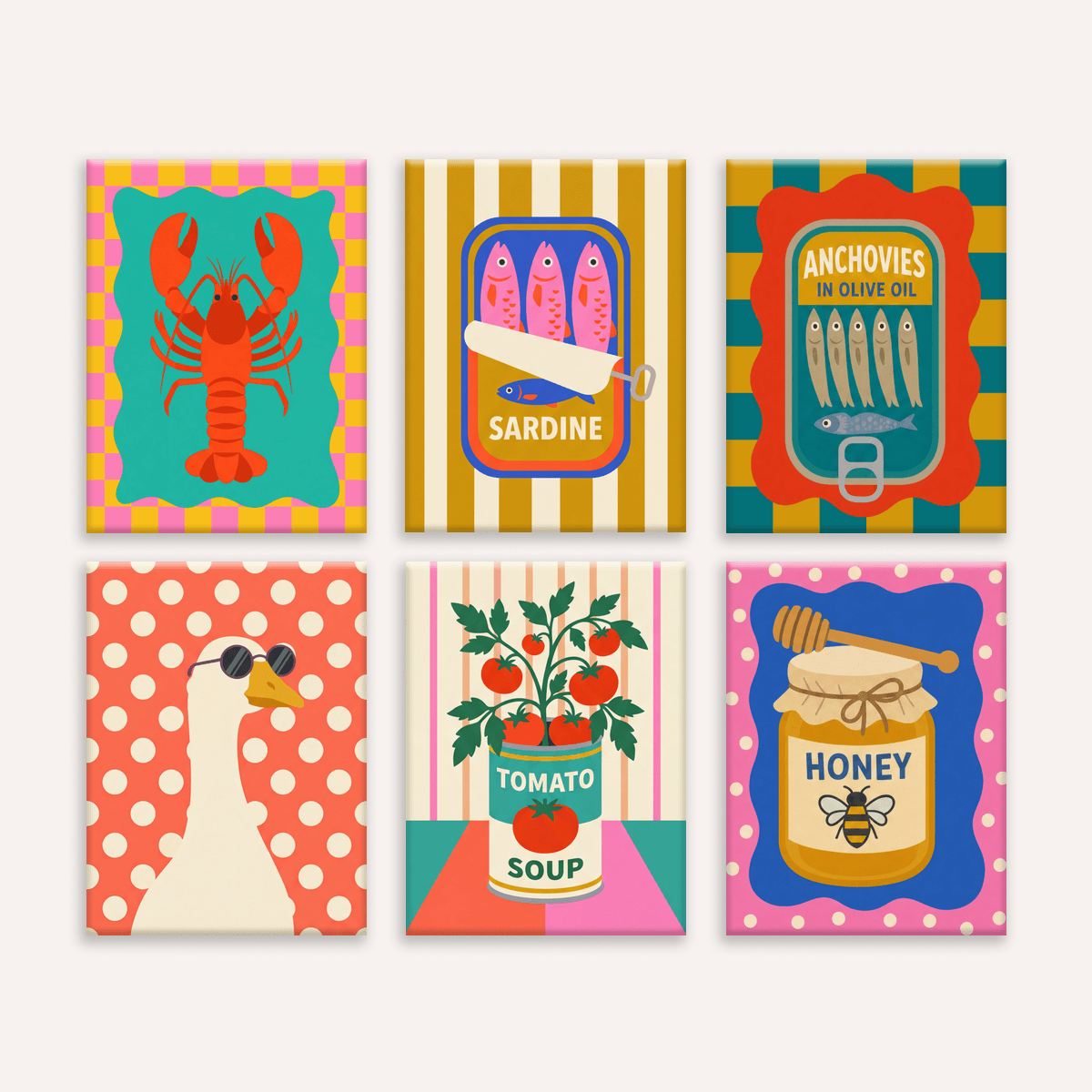 Pop Art Pantry - Number Artist Paint by Numbers Kits