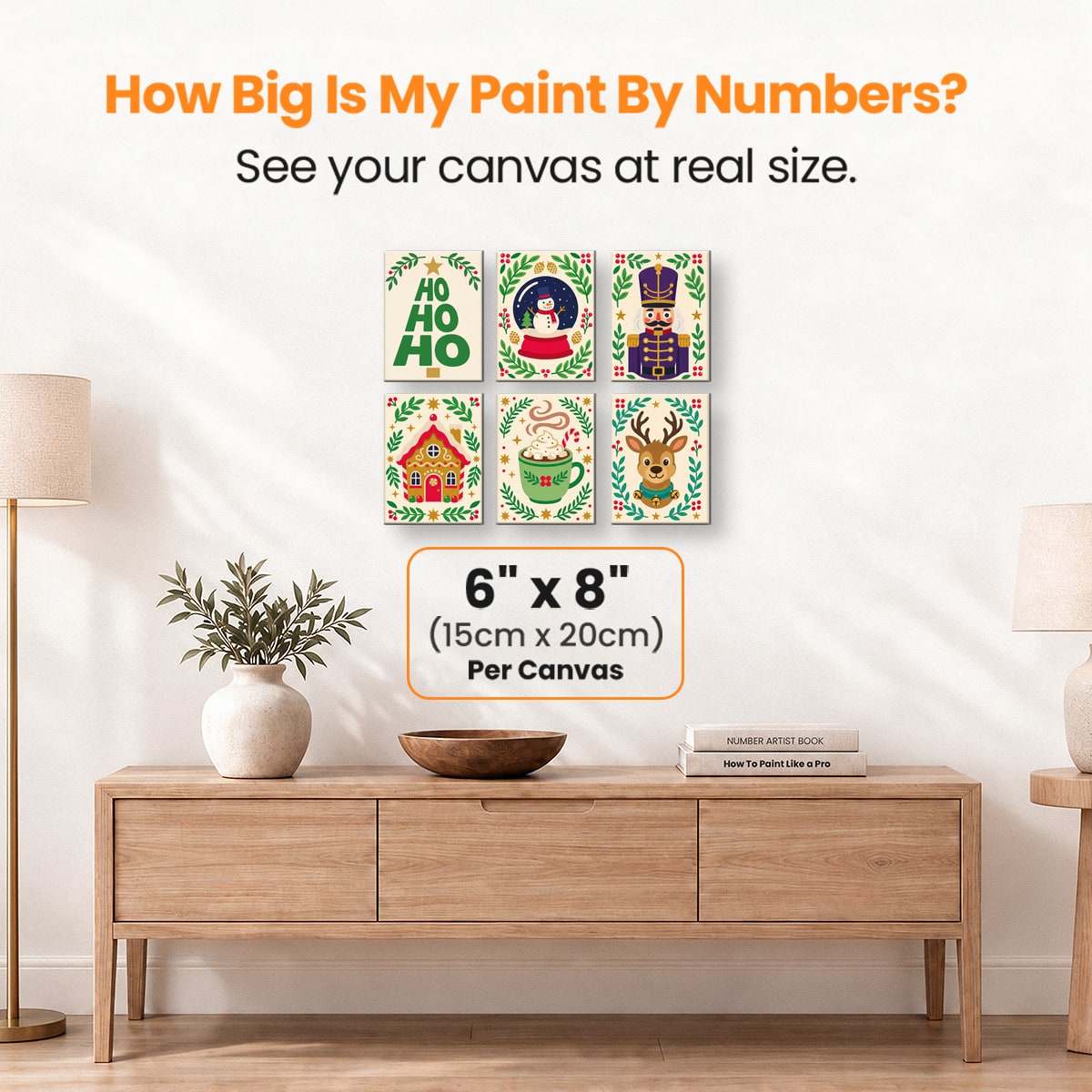 Ho Ho Ho - Number Artist Paint by Numbers Kits