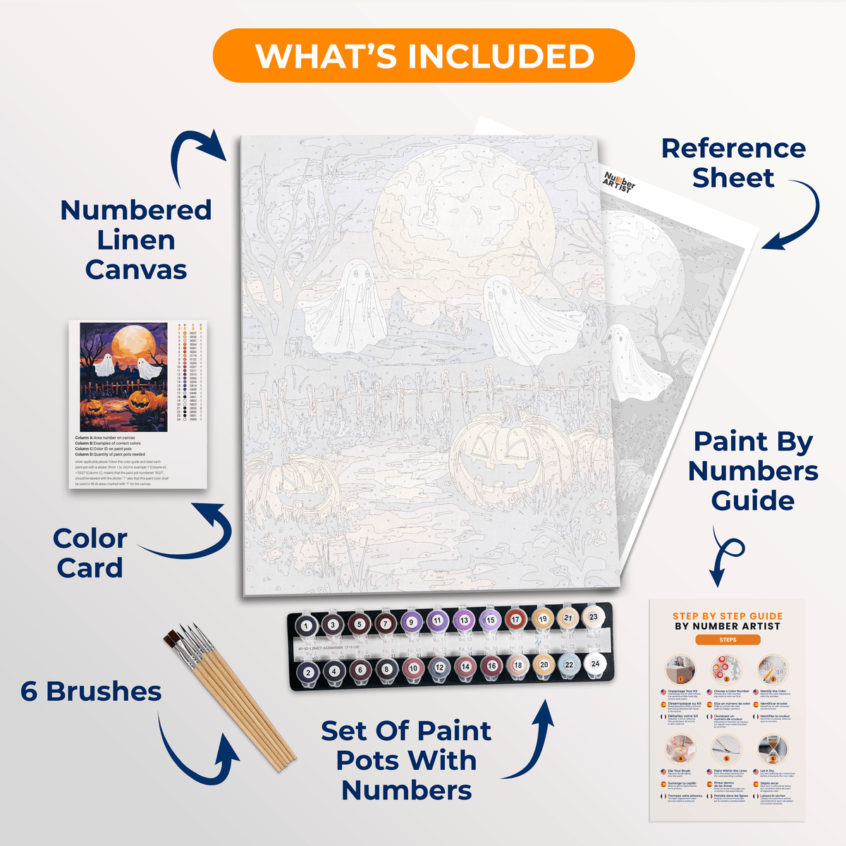 Midnight Mischief - Number Artist Paint by Numbers Kits