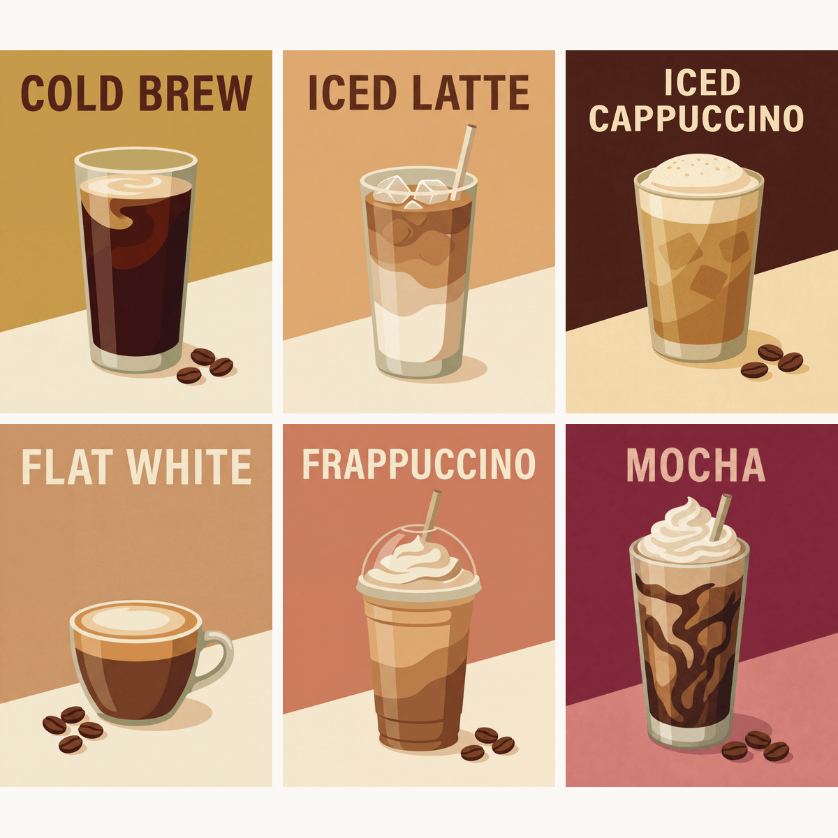 Iced Coffee Bar - Number Artist Paint by Numbers Kits