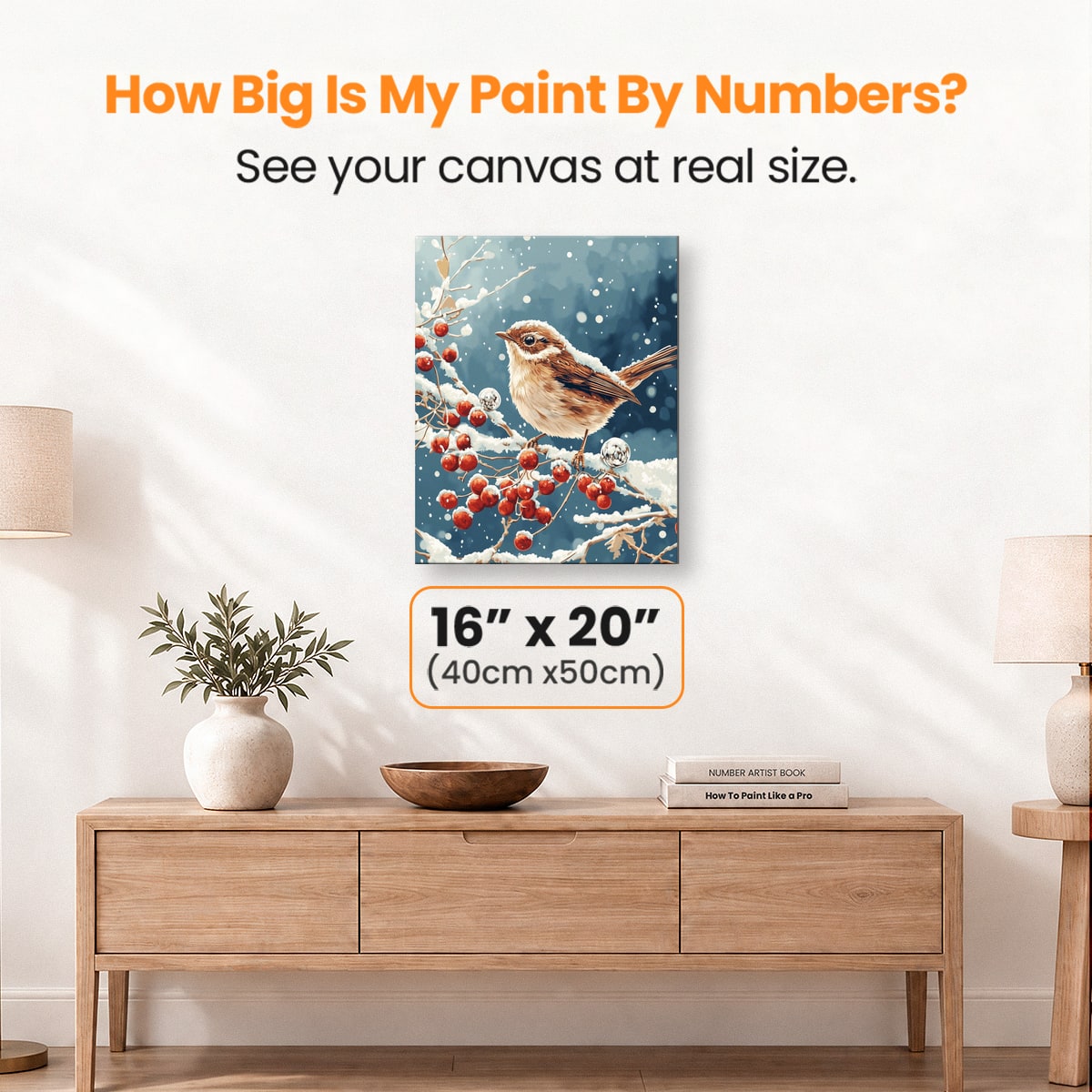 Tiny Courage - Number Artist Paint by Numbers Kits