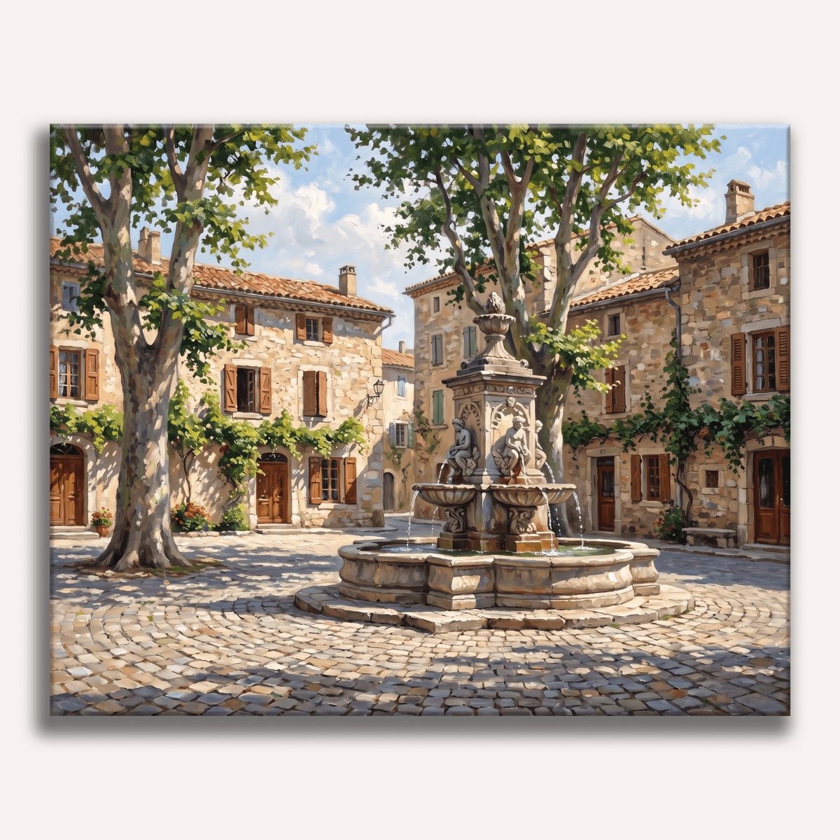 Fountain Square Calm - Number Artist Paint by Numbers Kits
