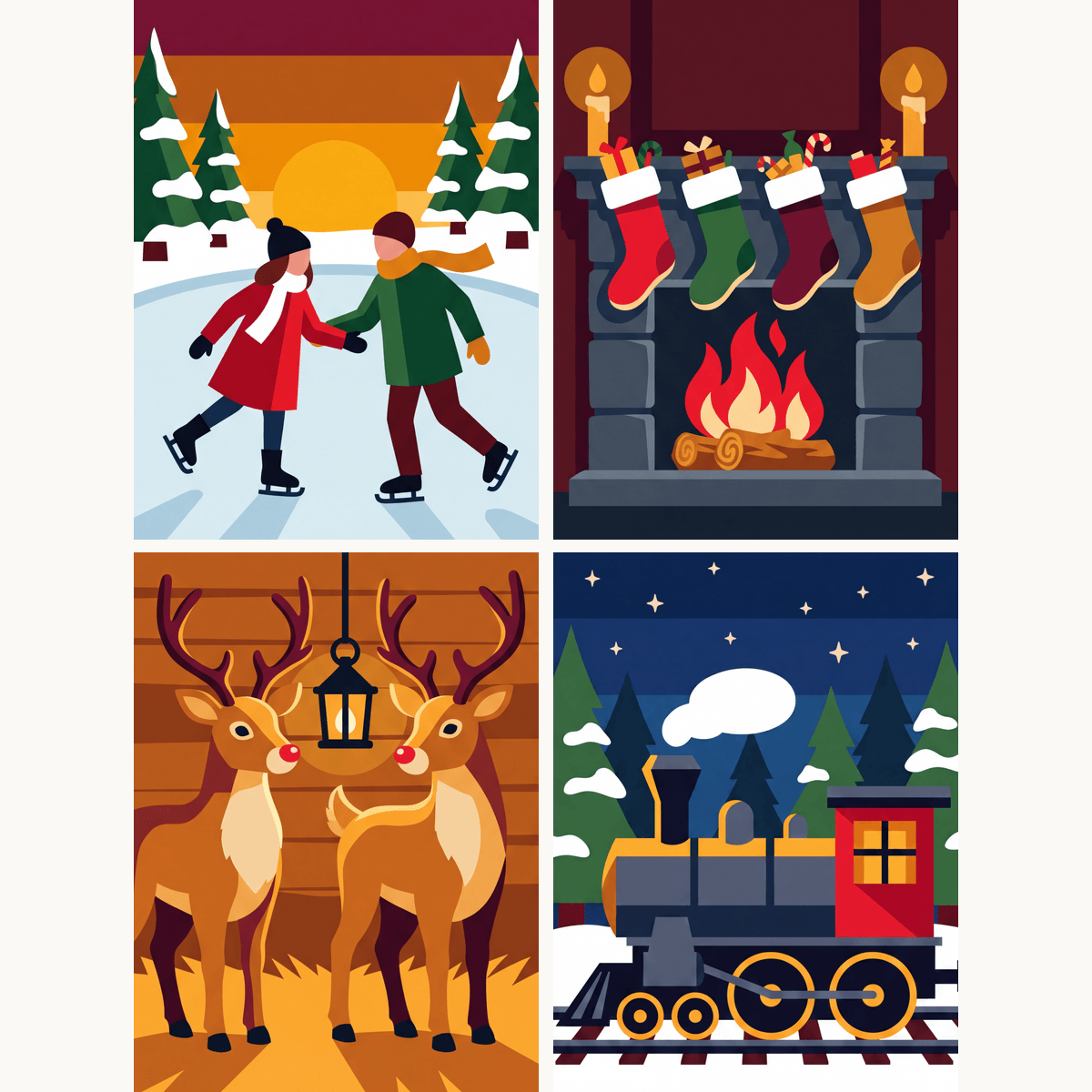 Christmas Memories - Number Artist Paint by Numbers Kits