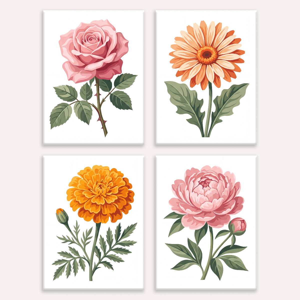 Grandma's Garden - Number Artist Paint by Numbers Kits
