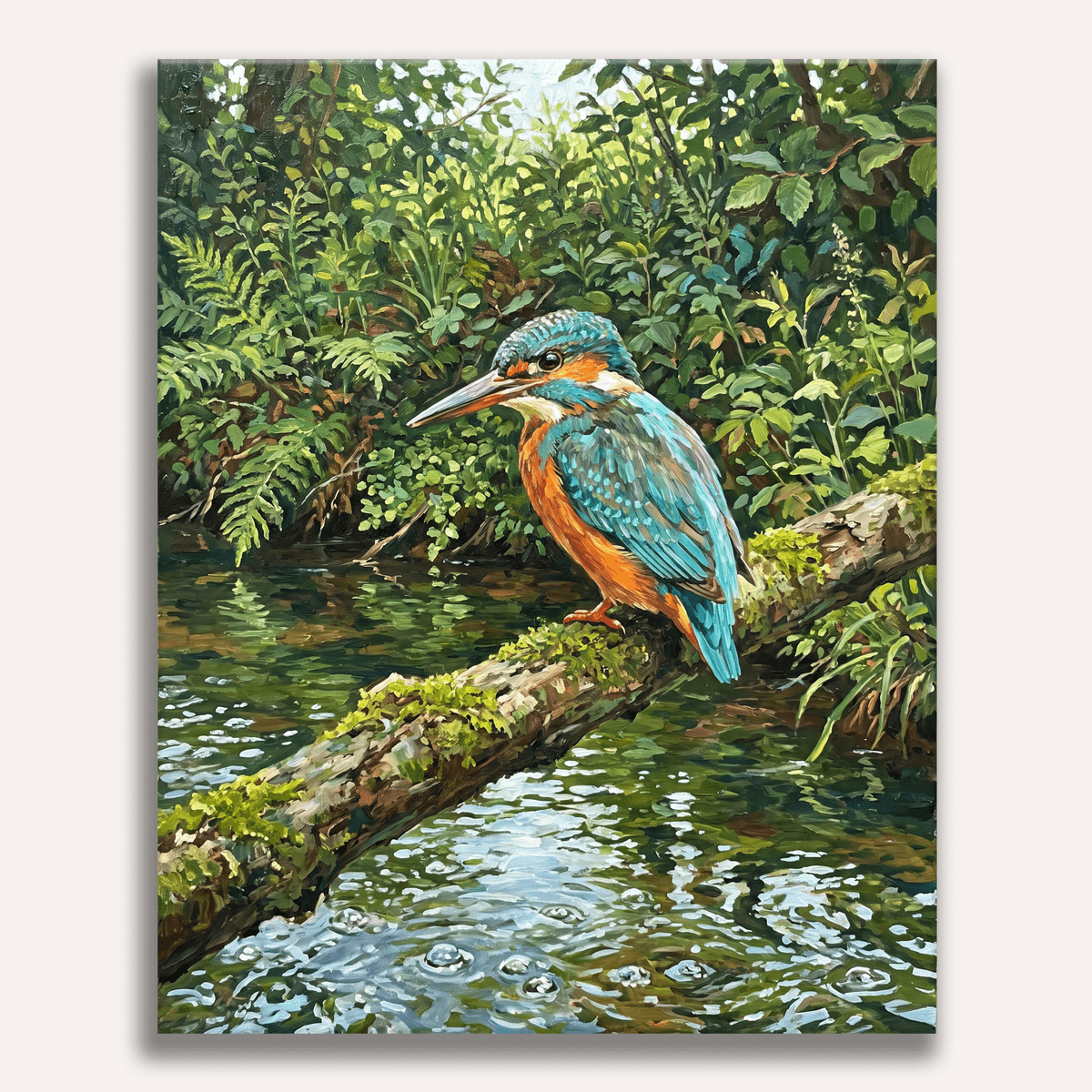 Jewel Kingfisher - Number Artist Paint by Numbers Kits