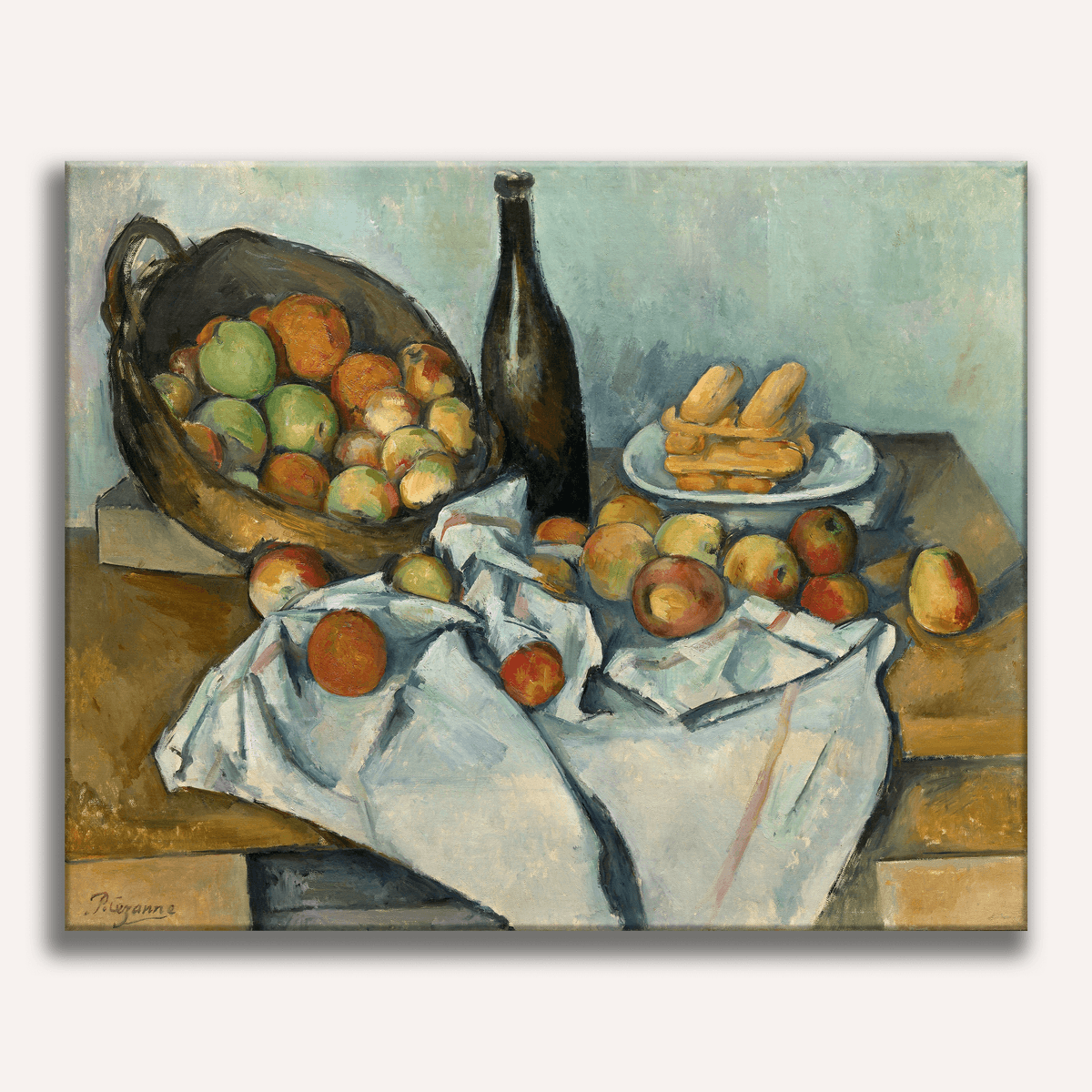 The Basket of Apples by Paul Cezanne - Number Artist Paint by Numbers Kits
