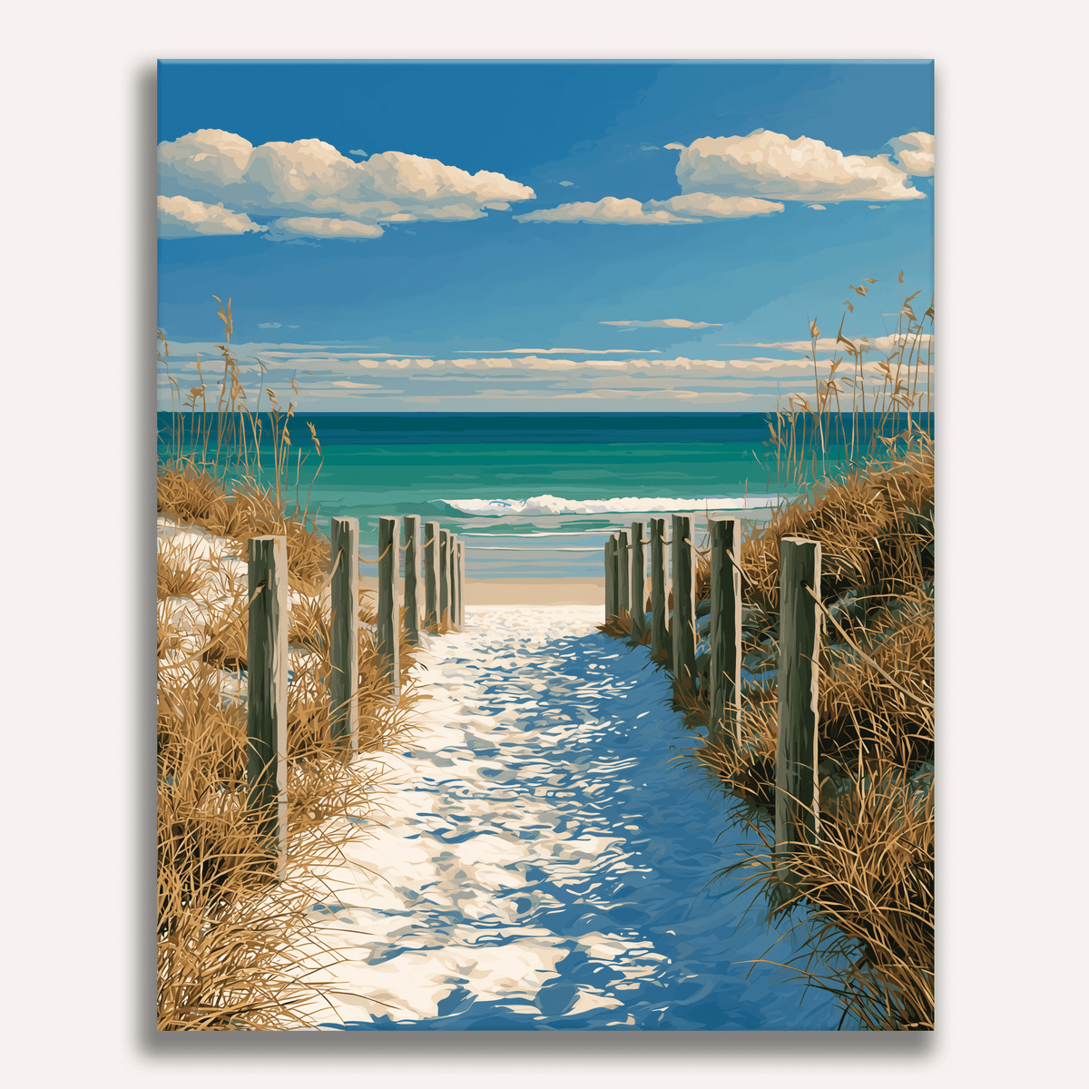Sandy Walk - Number Artist Paint by Numbers Kits