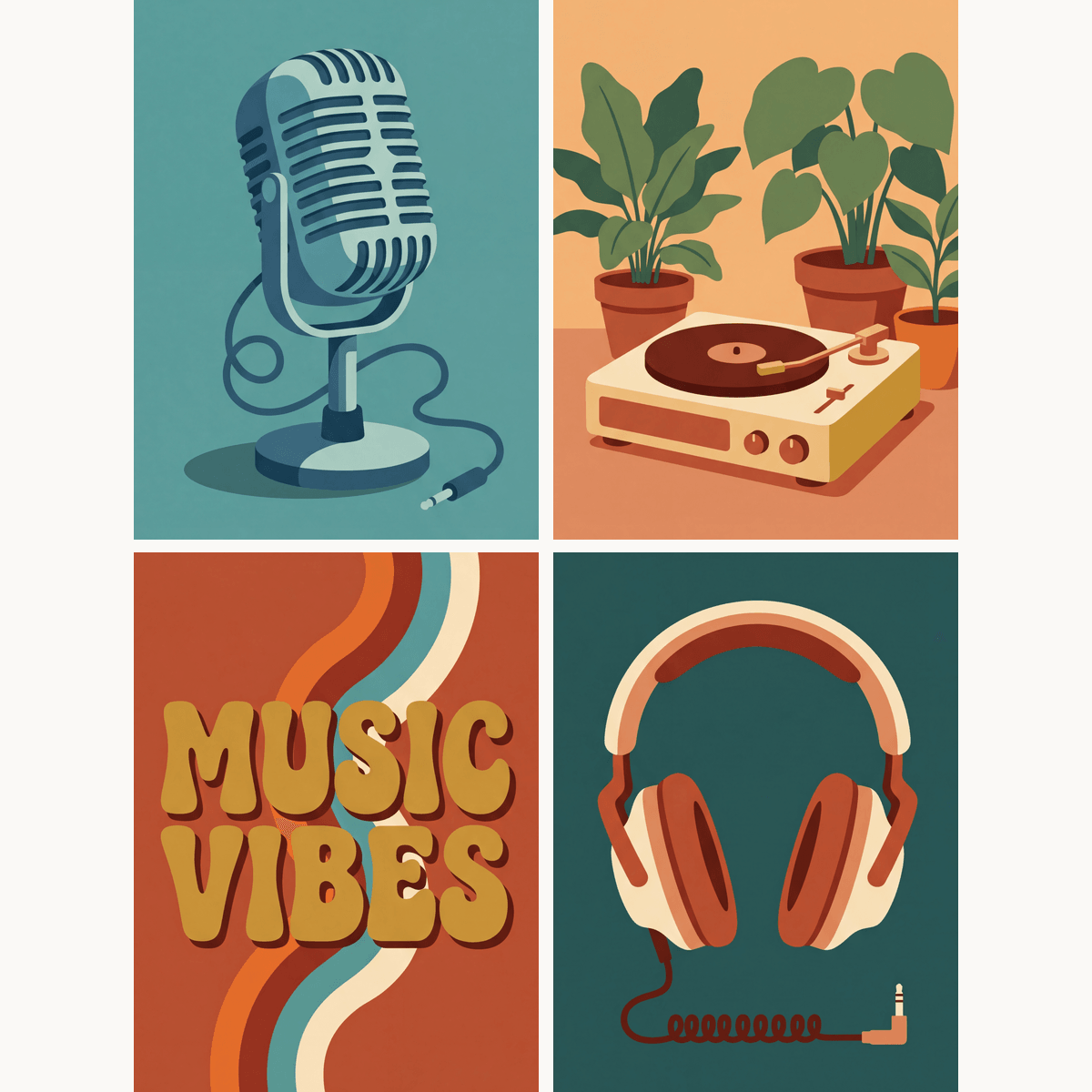 Music Vibes - Number Artist Paint by Numbers Kits