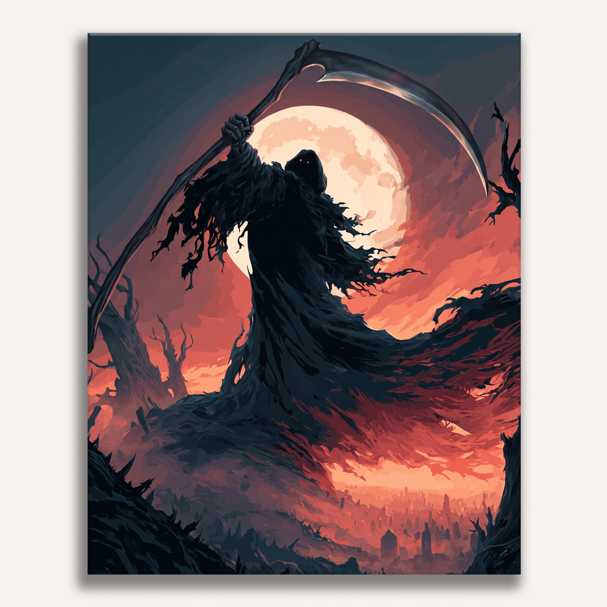 Death Awaits - Number Artist Paint by Numbers Kits