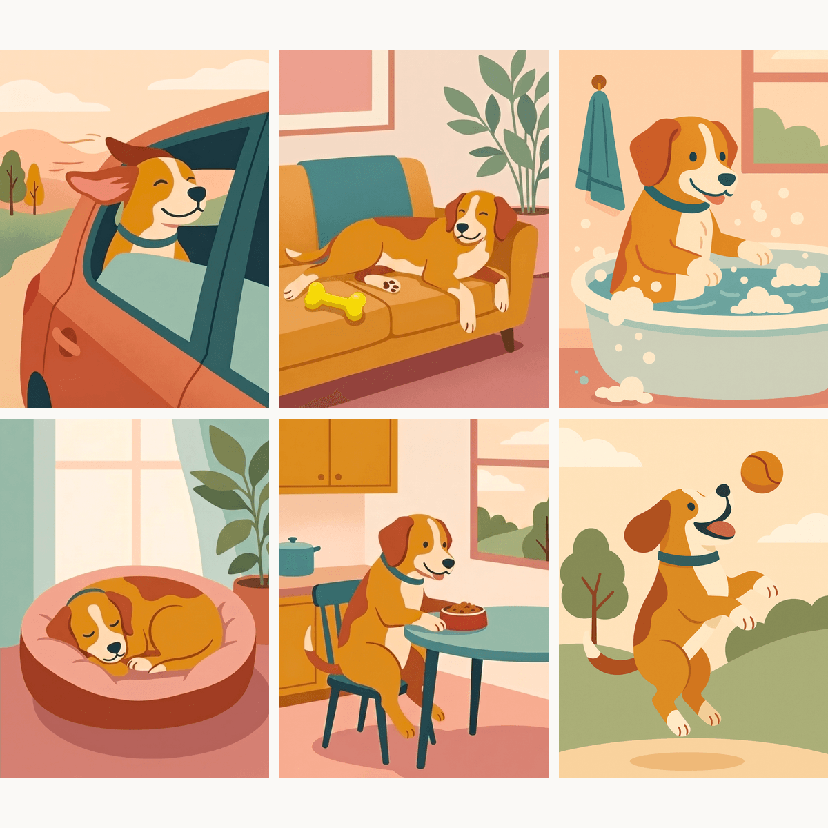 Canine Days - Number Artist Paint by Numbers Kits