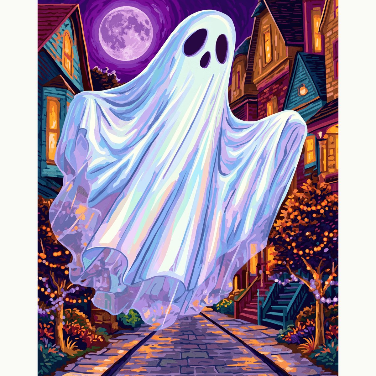 Haunted Streets - Number Artist Paint by Numbers Kits