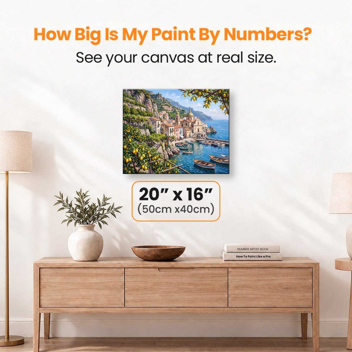 Amalfi Lemons - Number Artist Paint by Numbers Kits