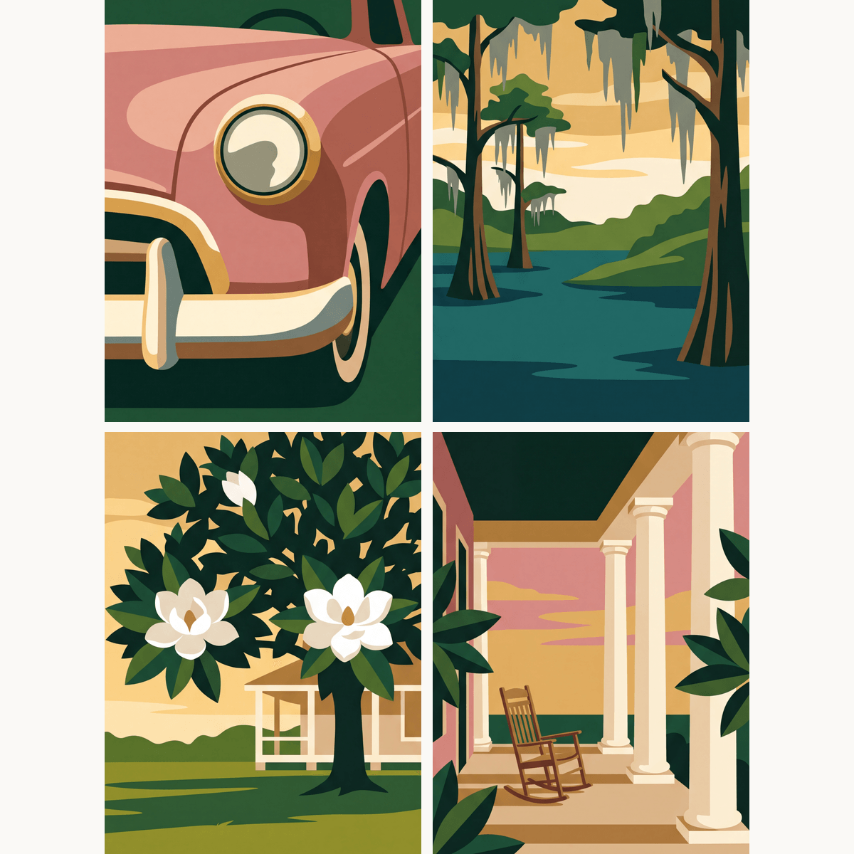 Southern Charm - Number Artist Paint by Numbers Kits