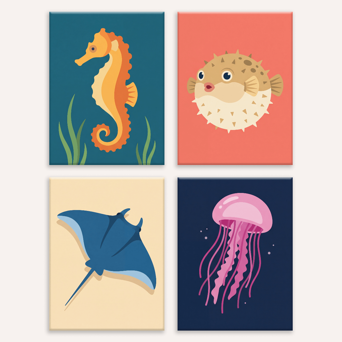 Reef Whispers - Number Artist Paint by Numbers Kits