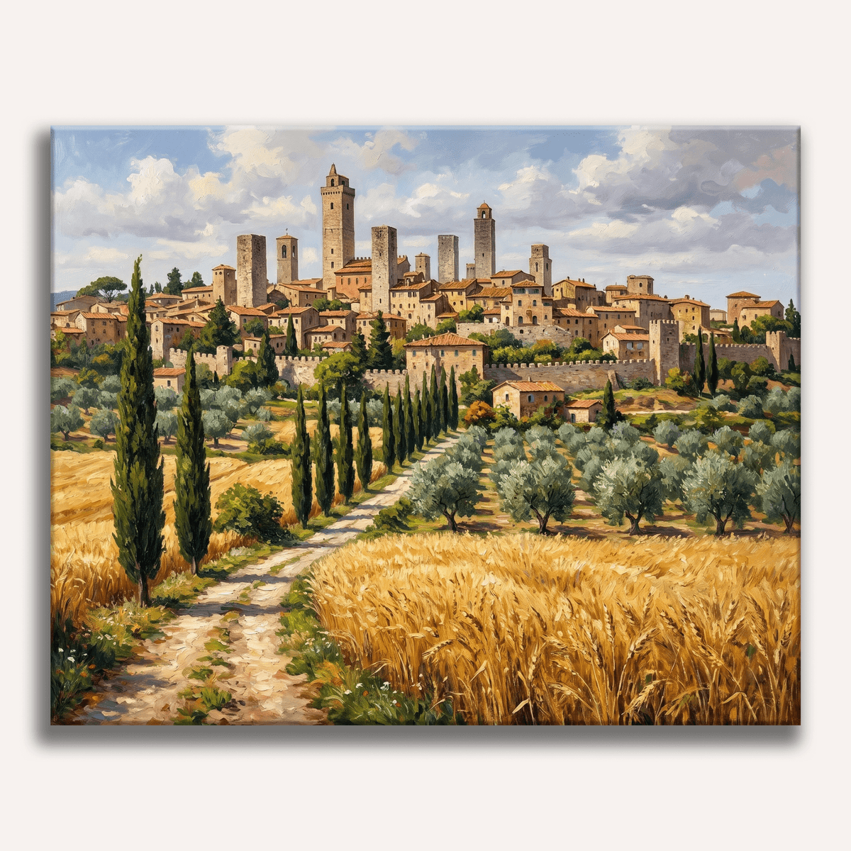 Hilltop Warmth - Number Artist Paint by Numbers Kits