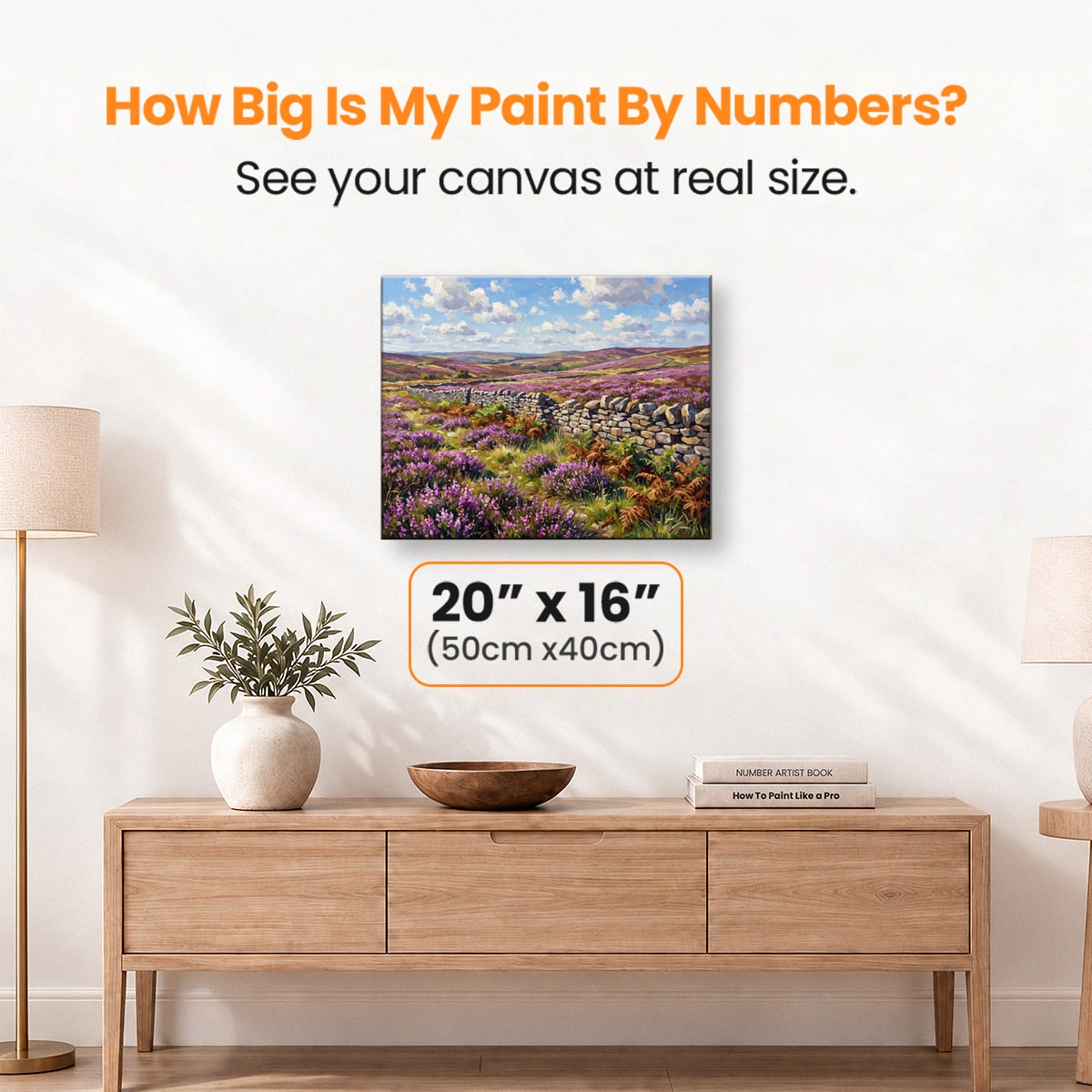Heather Horizon - Number Artist Paint by Numbers Kits