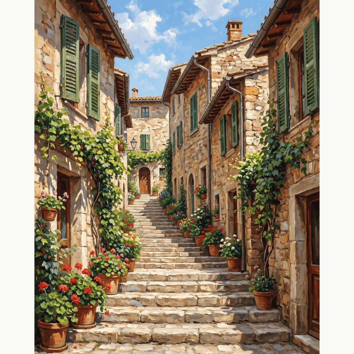 Sunwarmed Steps - Number Artist Paint by Numbers Kits