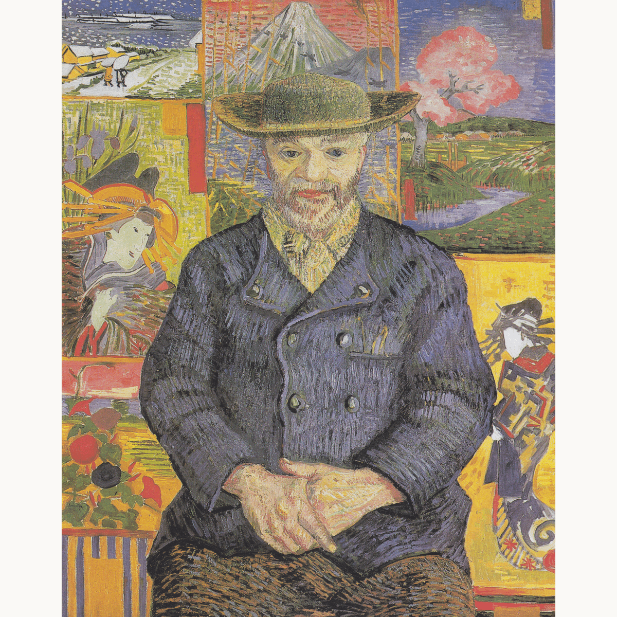 Portrait of Père Tanguy by Vincent Van Gogh - Number Artist Paint by Numbers Kits